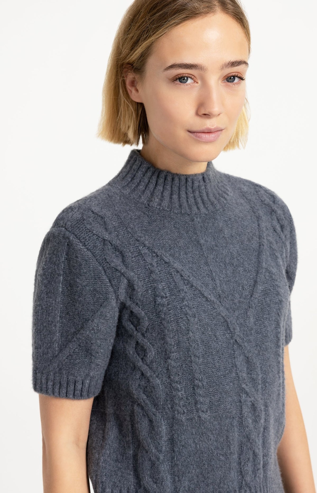 YAYA regular-fit textured knit jumper