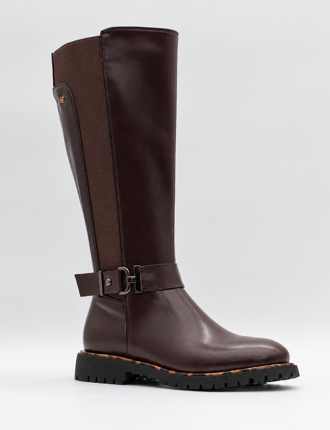 Zanni & Co Yeshan knee-high boots in chocolate brown