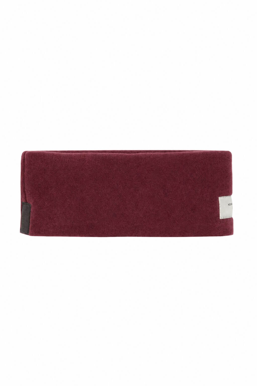 Fleece headband in bordeaux