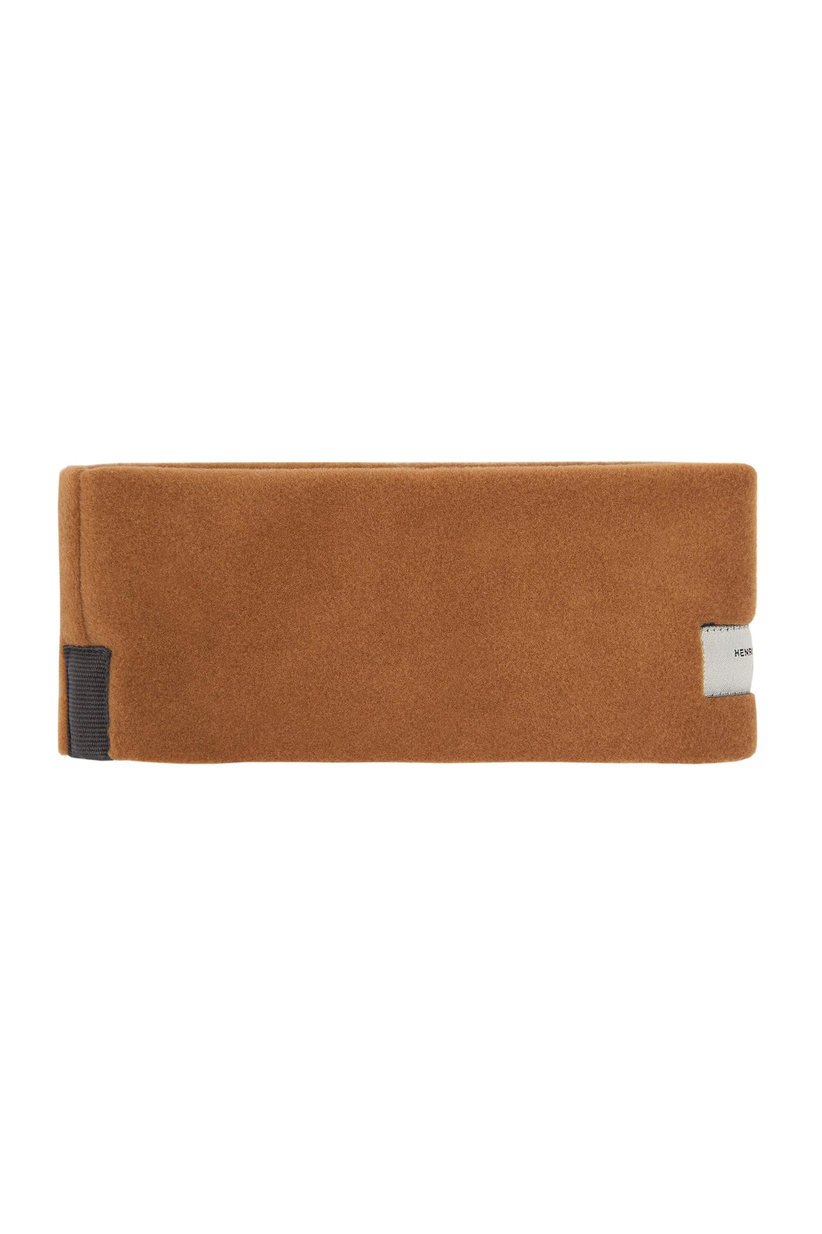 Henriette Steffensen Copenhagen fleece headband in rust 