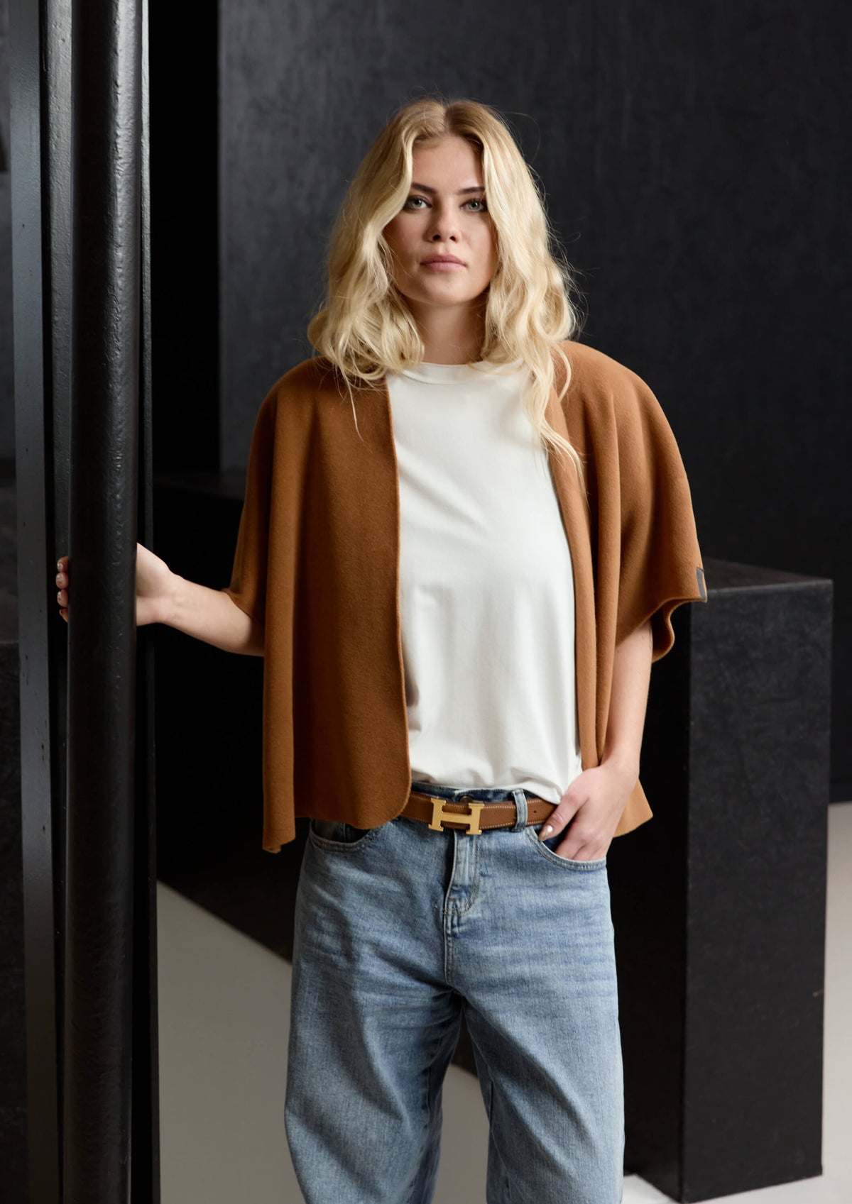 Vest from Henriette Steffensen Copenhagen in rust 7174