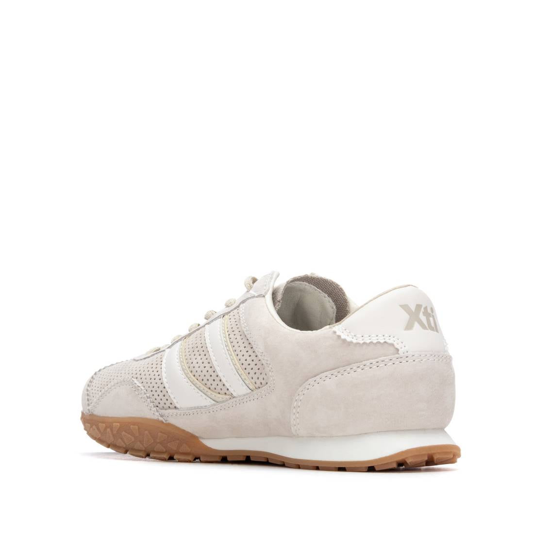 Beige suede runners