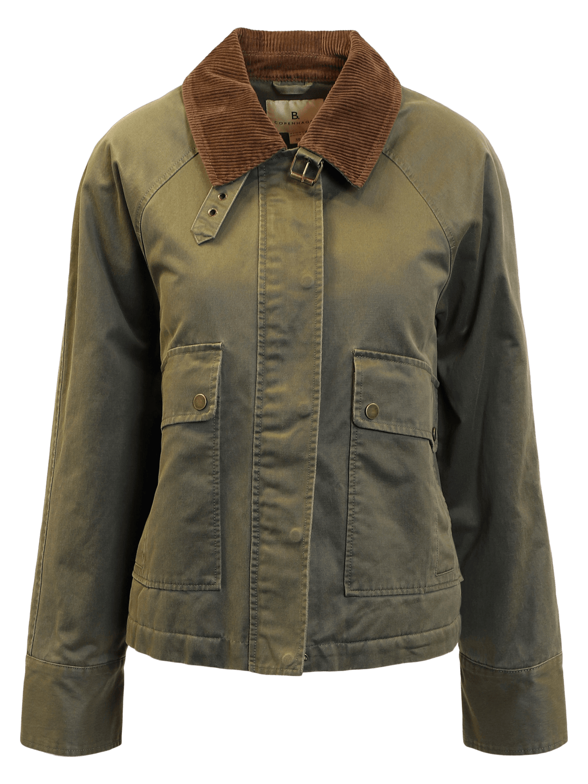 B. Copenhagen Contrast Cord Collar Utility Jacket front view