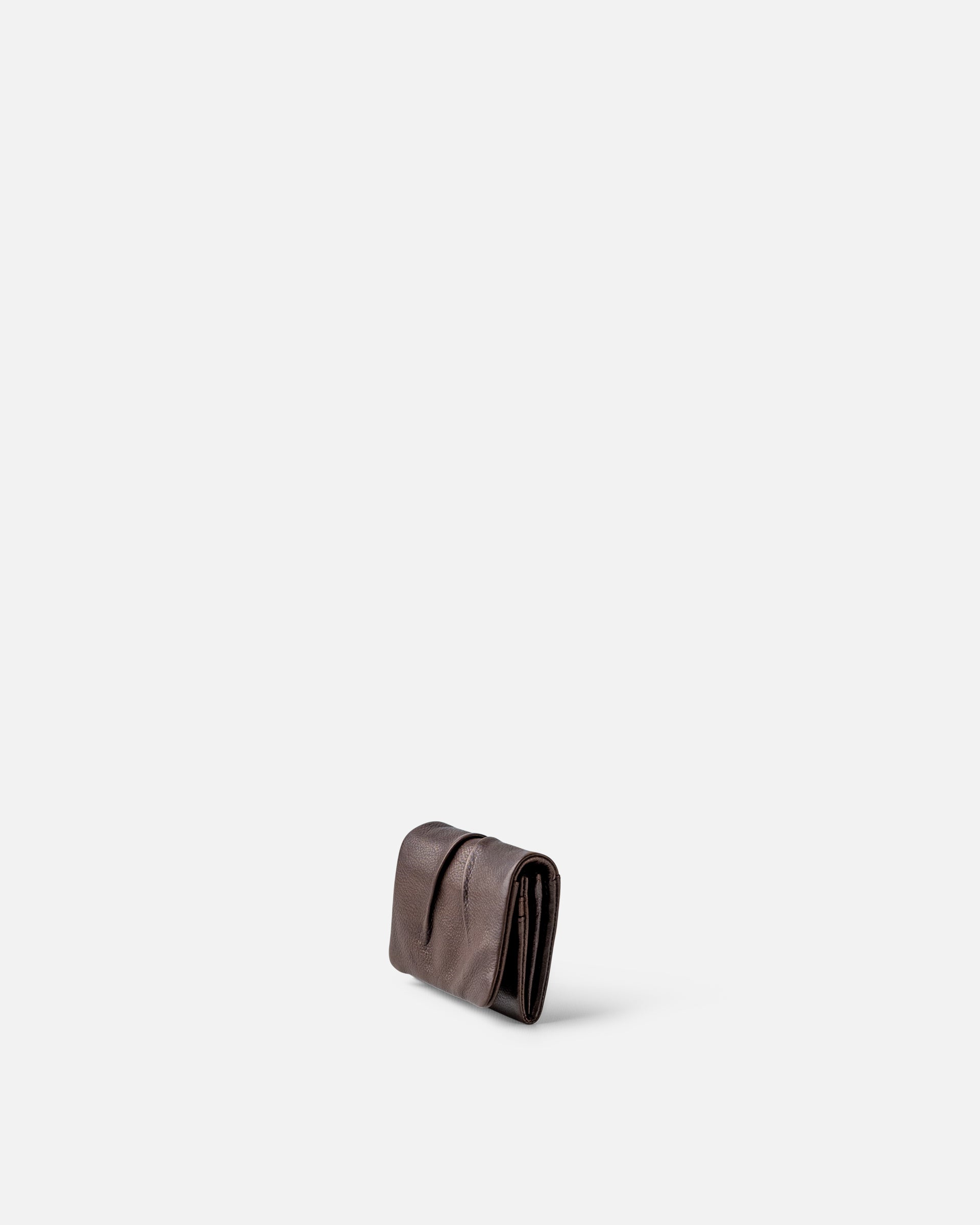 BIBA Brumley leather wallet with flap closure