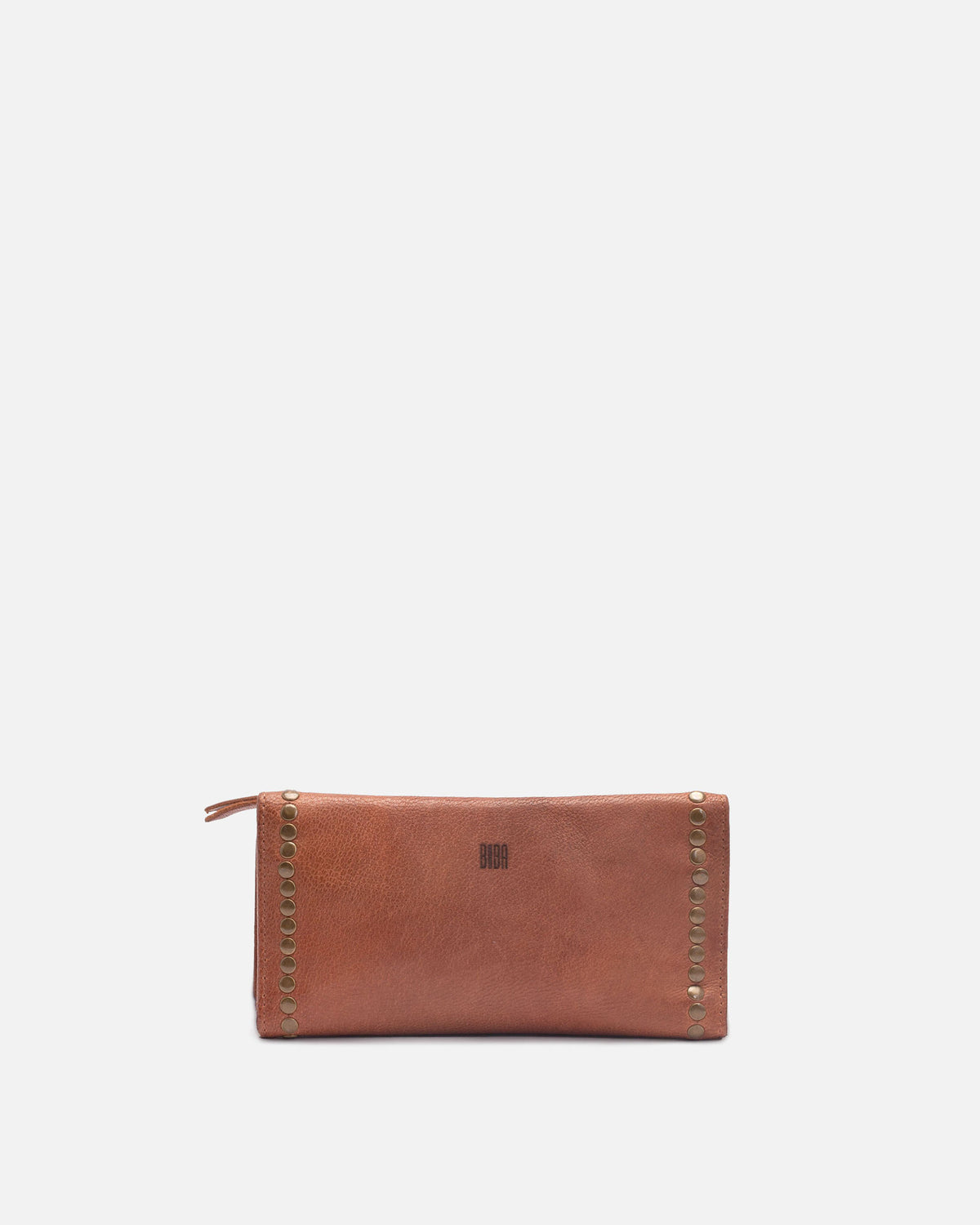 BIBA Portland studded leather wallet front view