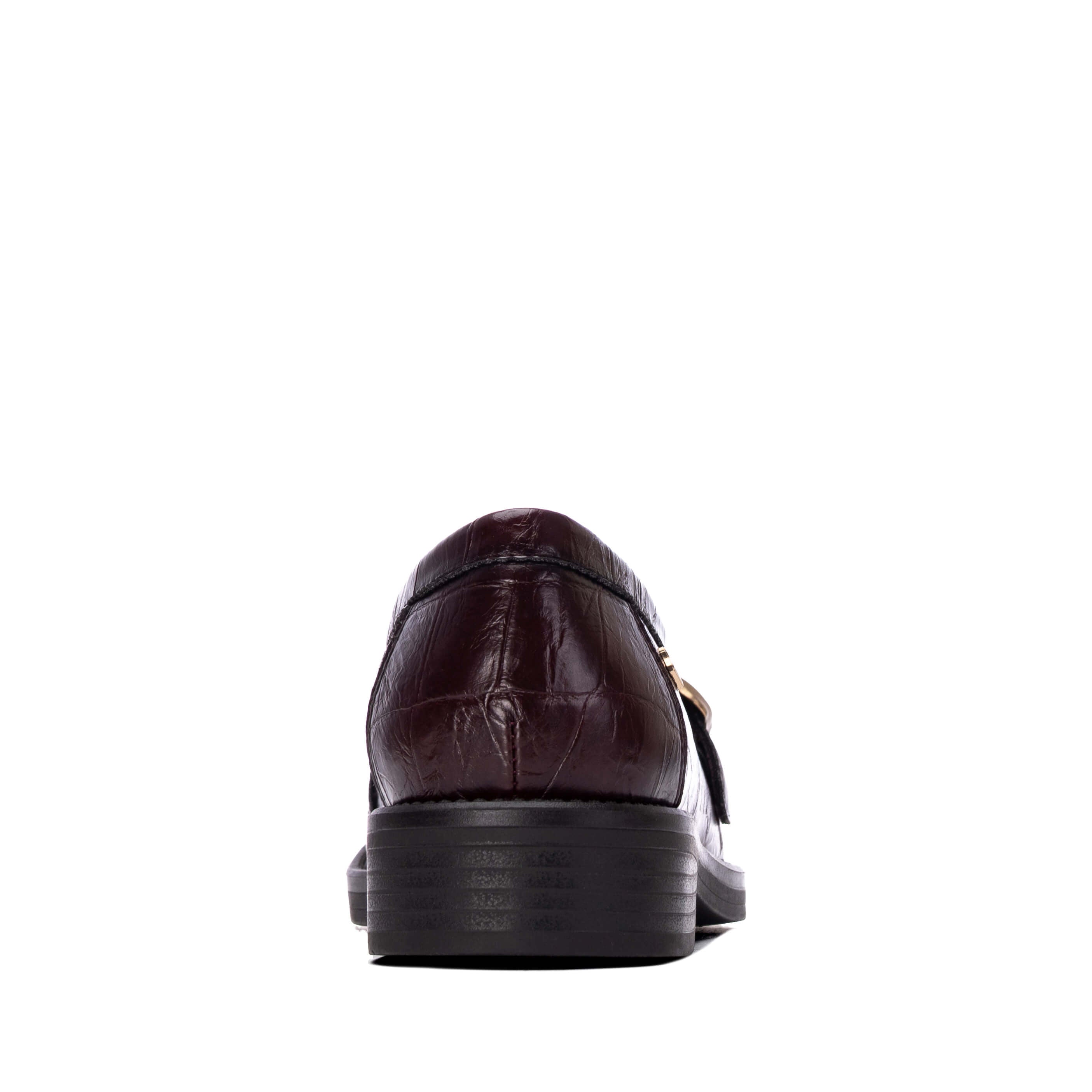Women’s moccasin-style loafers with decorative detail