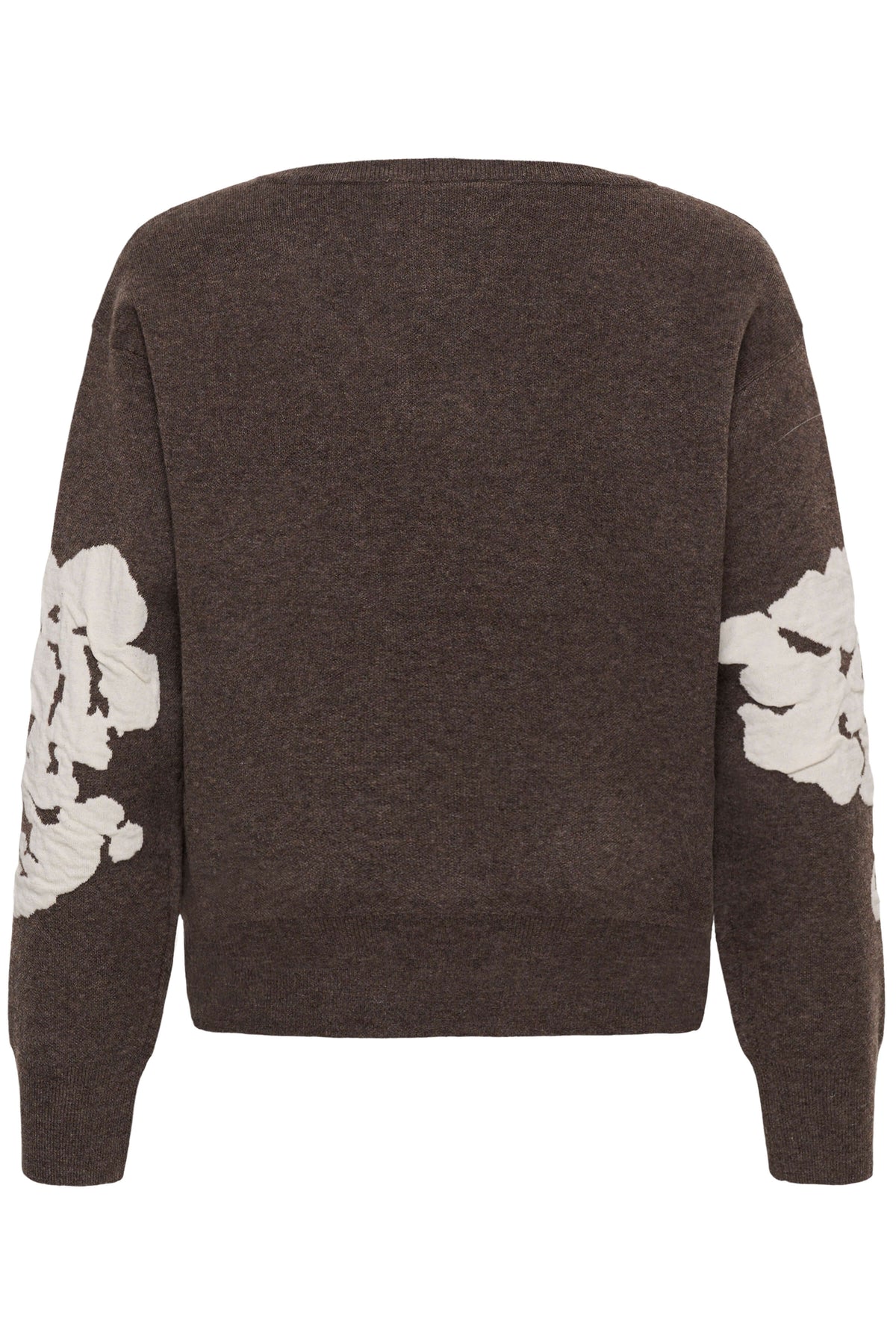 Cream Alley knit jumper style 10615672 back view