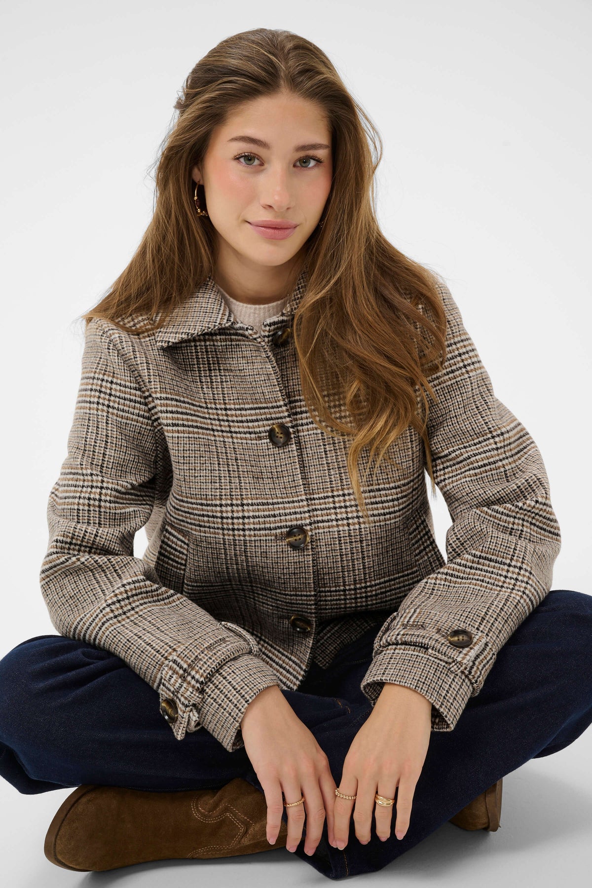 CREAM George Short Coat