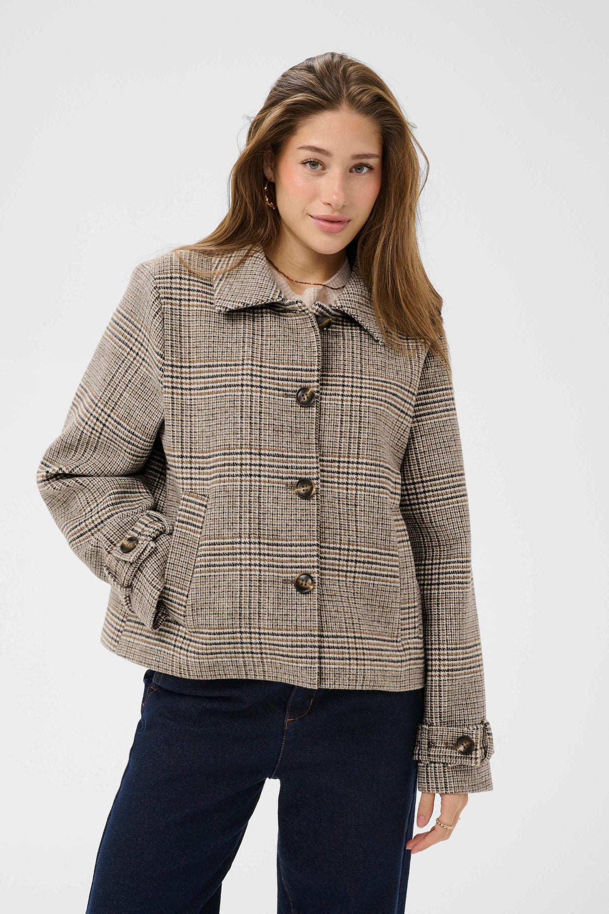 CREAM George Short Coat