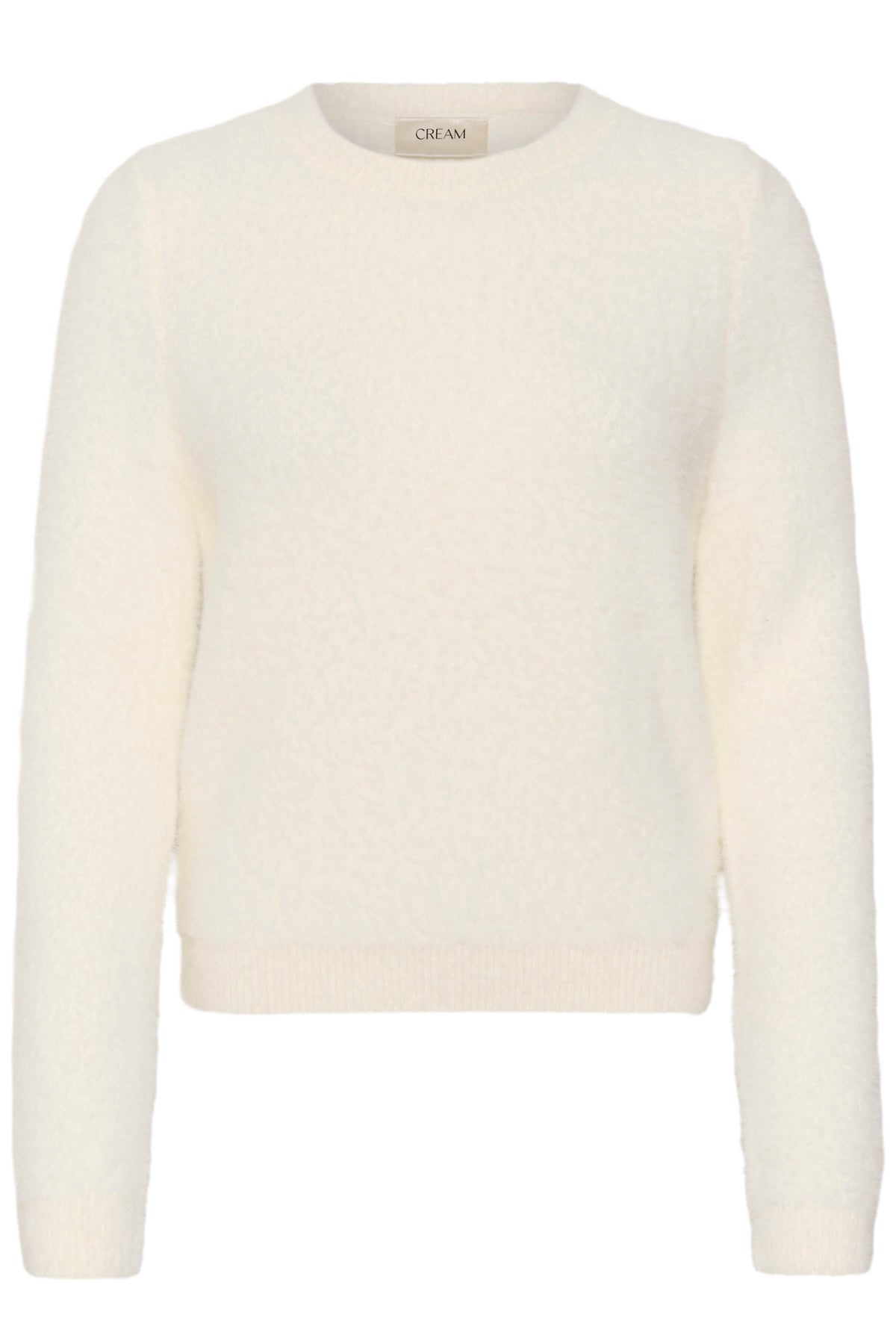 Cream Inaya Pullover in white front view