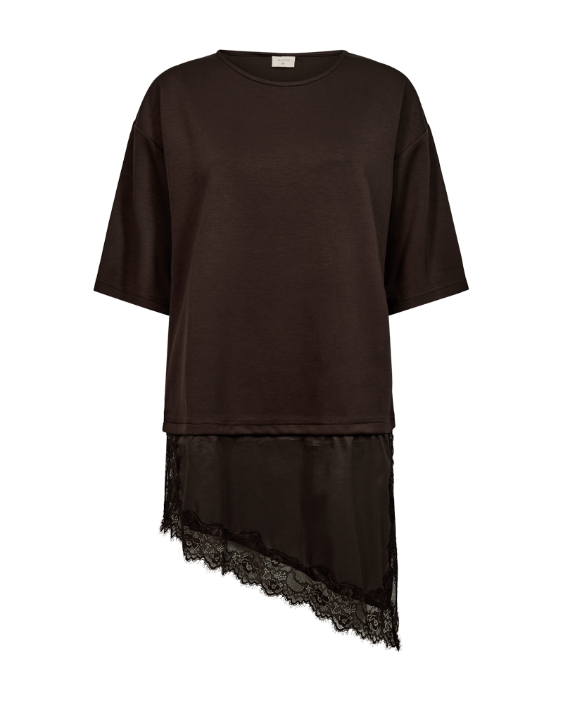 Freequent Brody Lace Detail T-Shirt