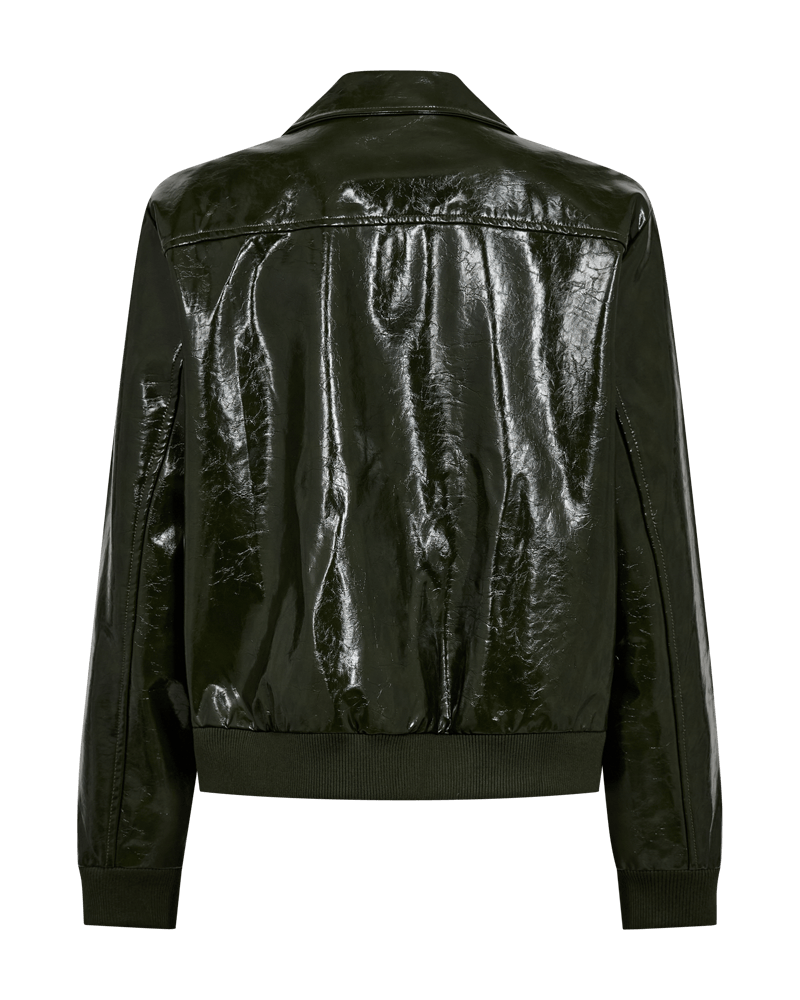 Women’s Freequent bomber-style jacket with ribbed trims