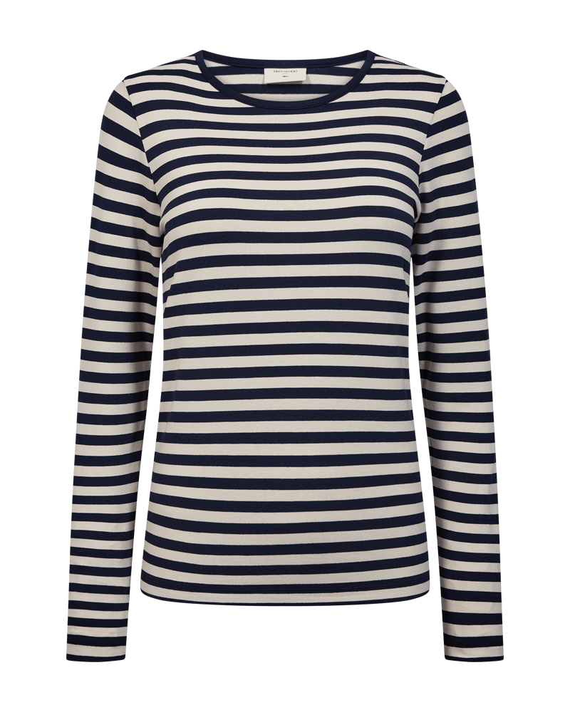 Freequent Liana striped long-sleeved T-shirt