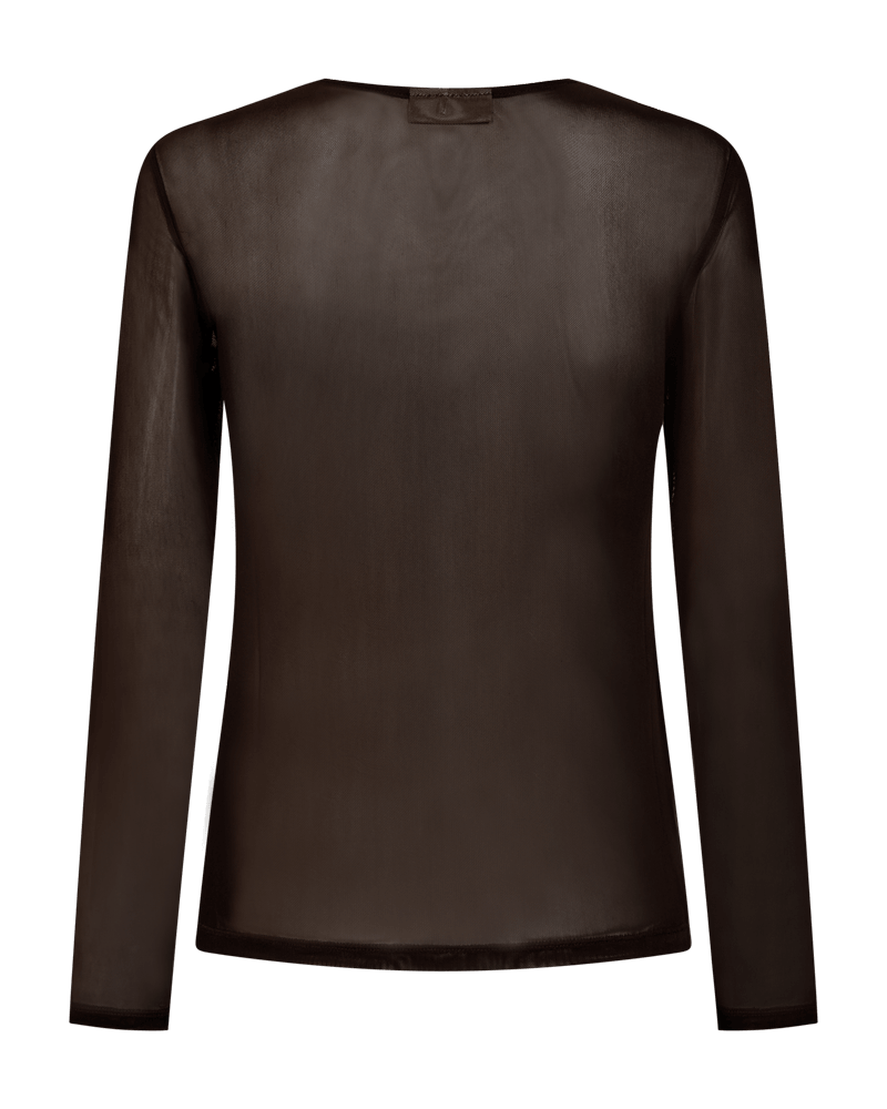 Freequent Meshka slim-fit mesh top