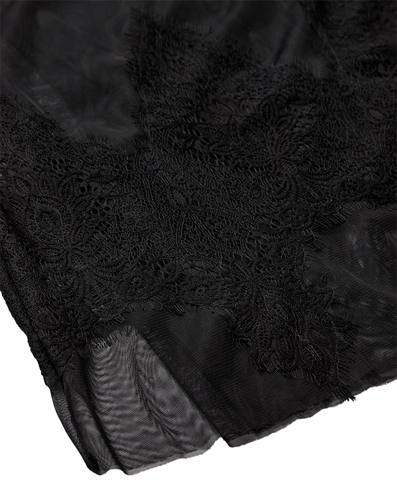 Women’s black tulle skirt by Freequent