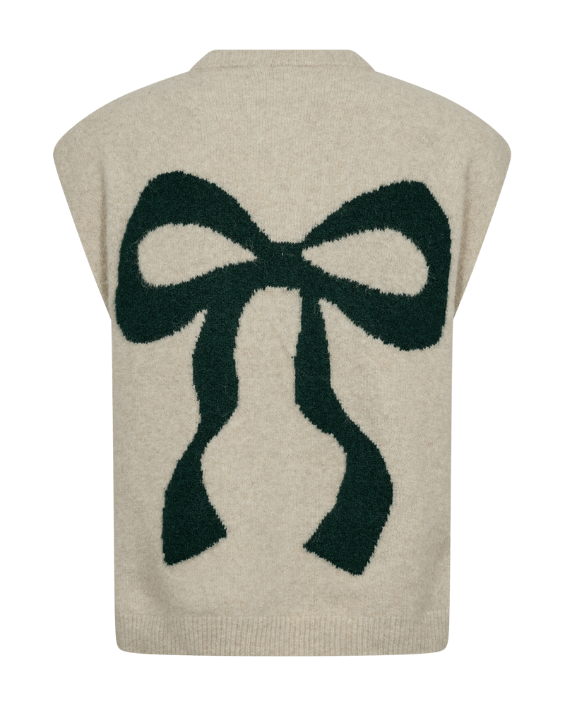 Freequent Nomas regular-fit waistcoat with front and back motifs