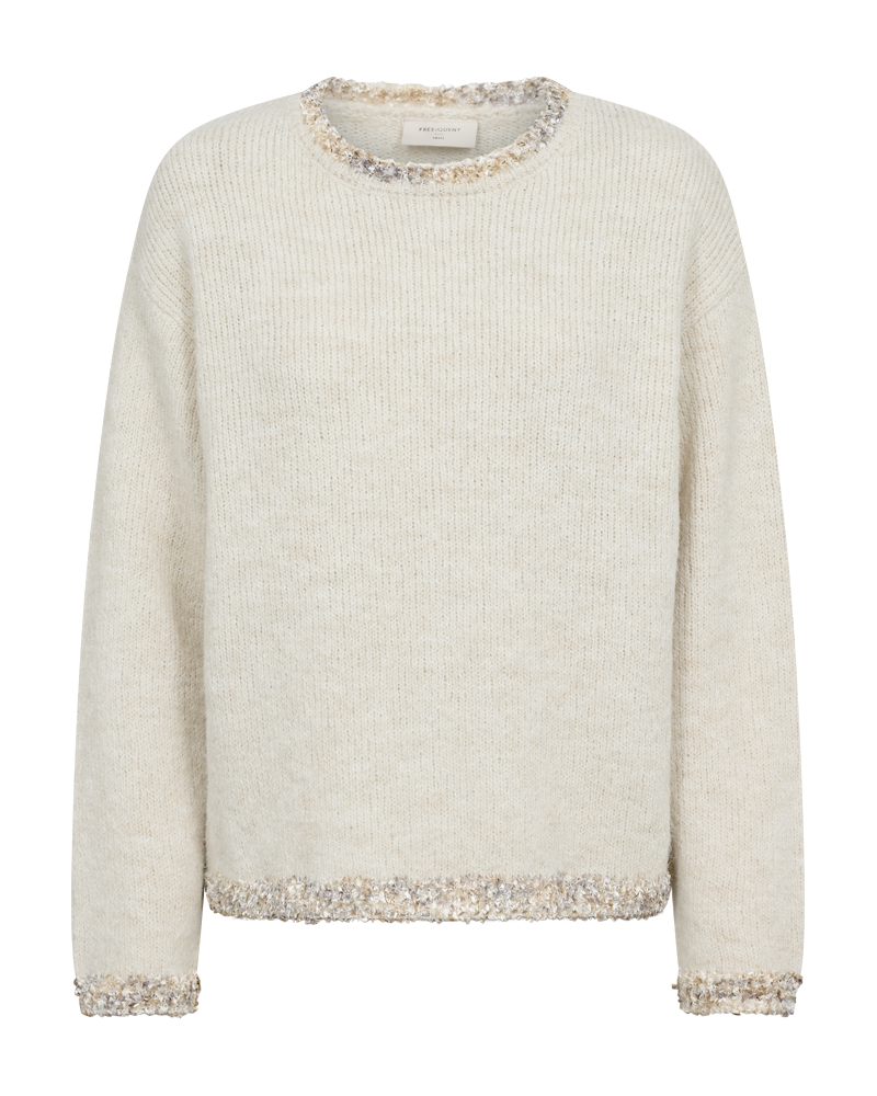 Women’s beige melange jumper by Freequent