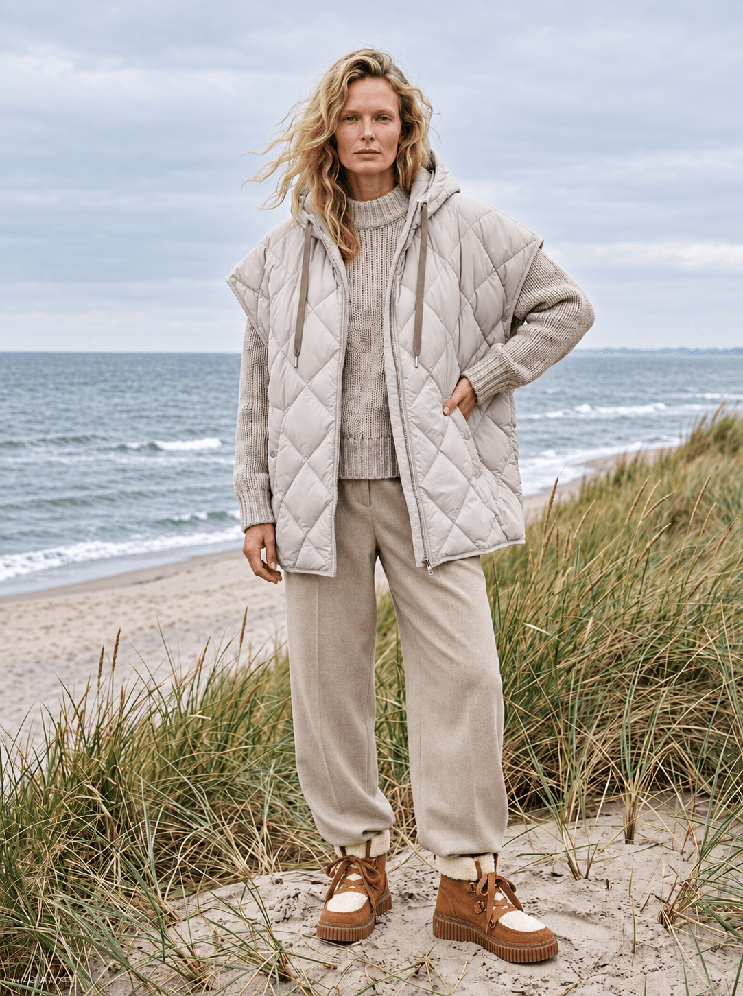 Ilse Jacobsen Hooded Padded Cape