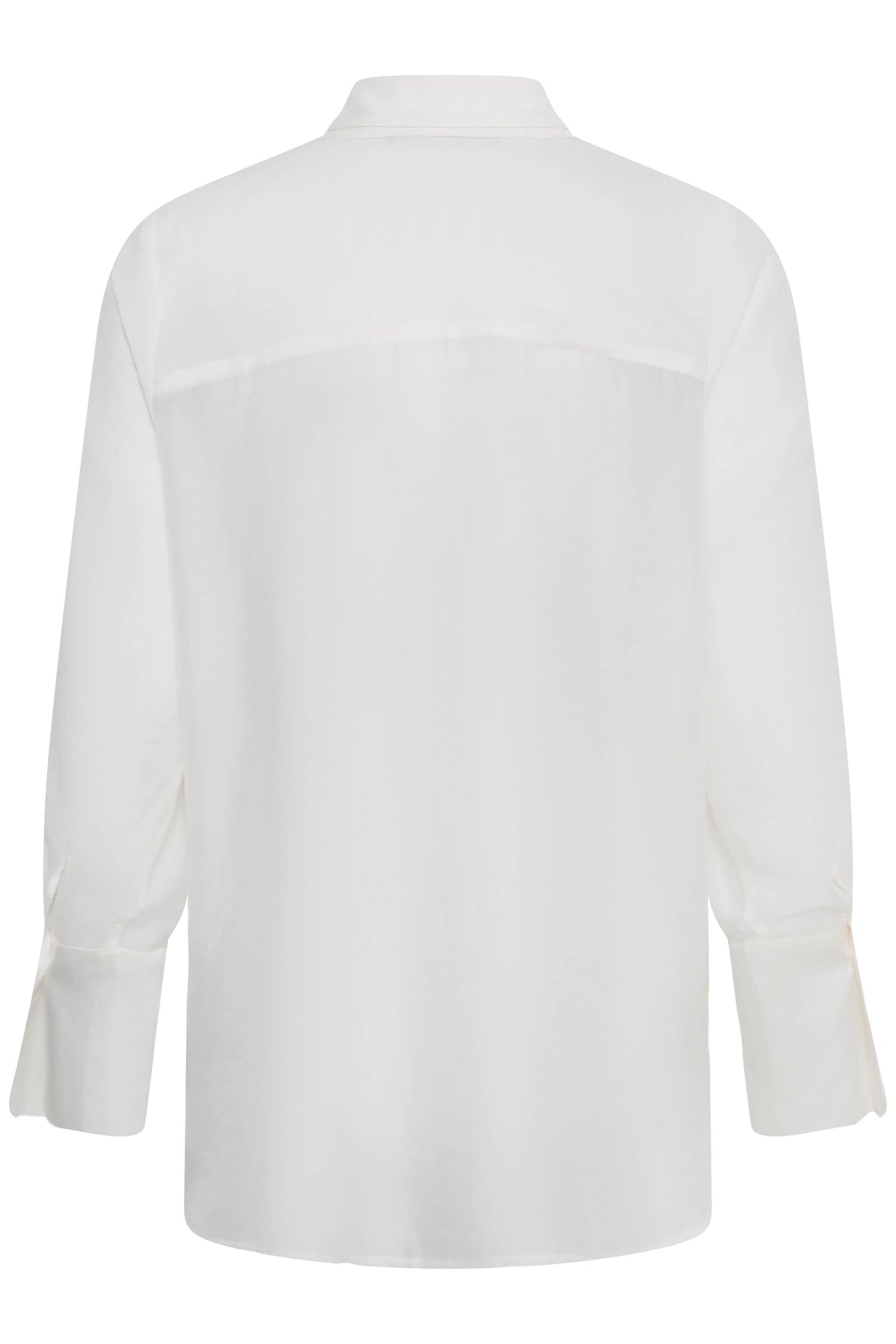 My Essential Wardrobe Smilla white oversized shirt back view