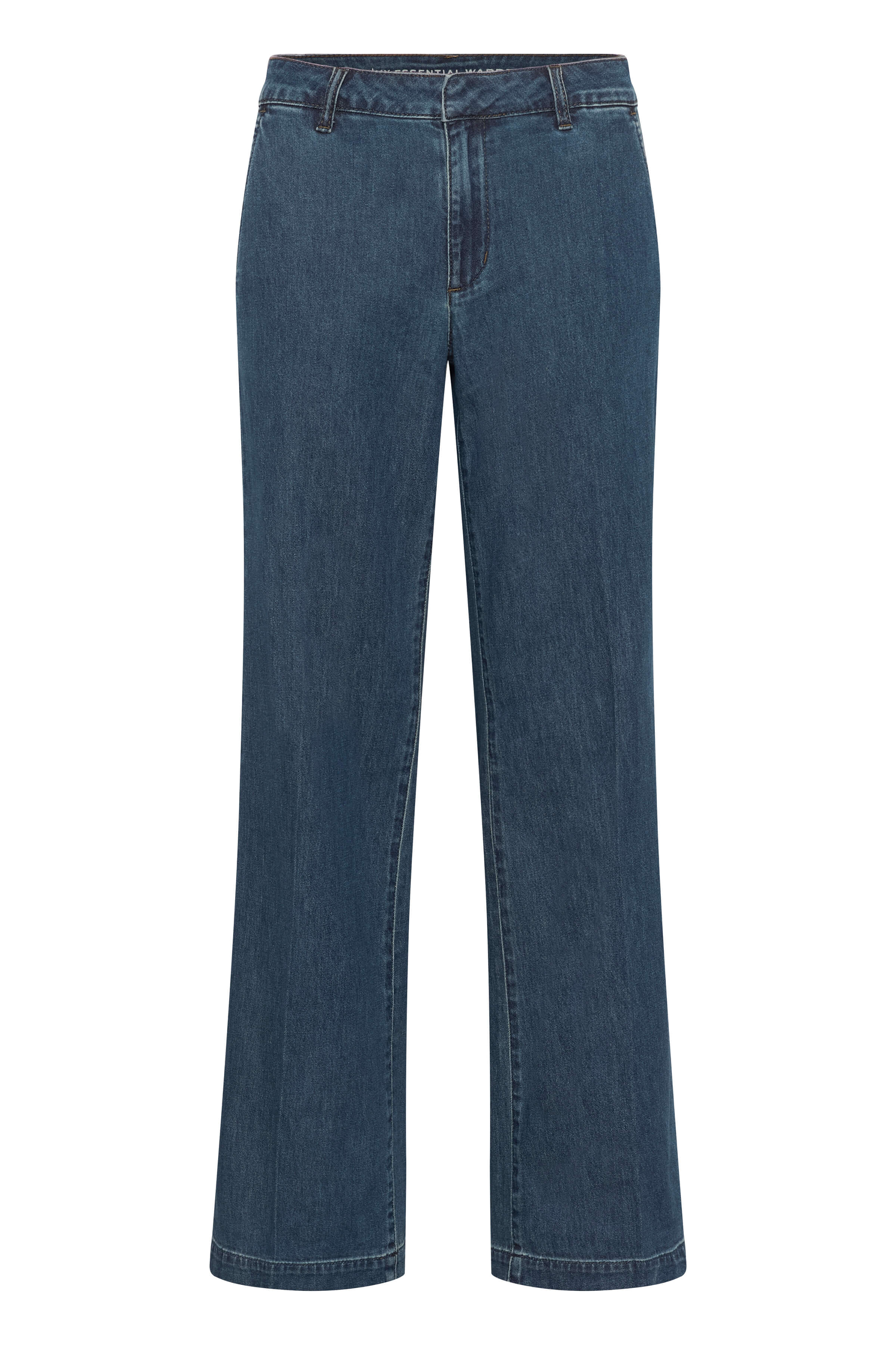 My Essential Wardrobe The Lara 115 wide-leg jeans, front view