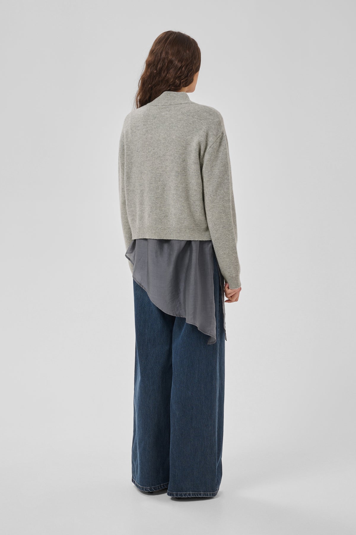 My Essential Wardrobe textured wool cardigan