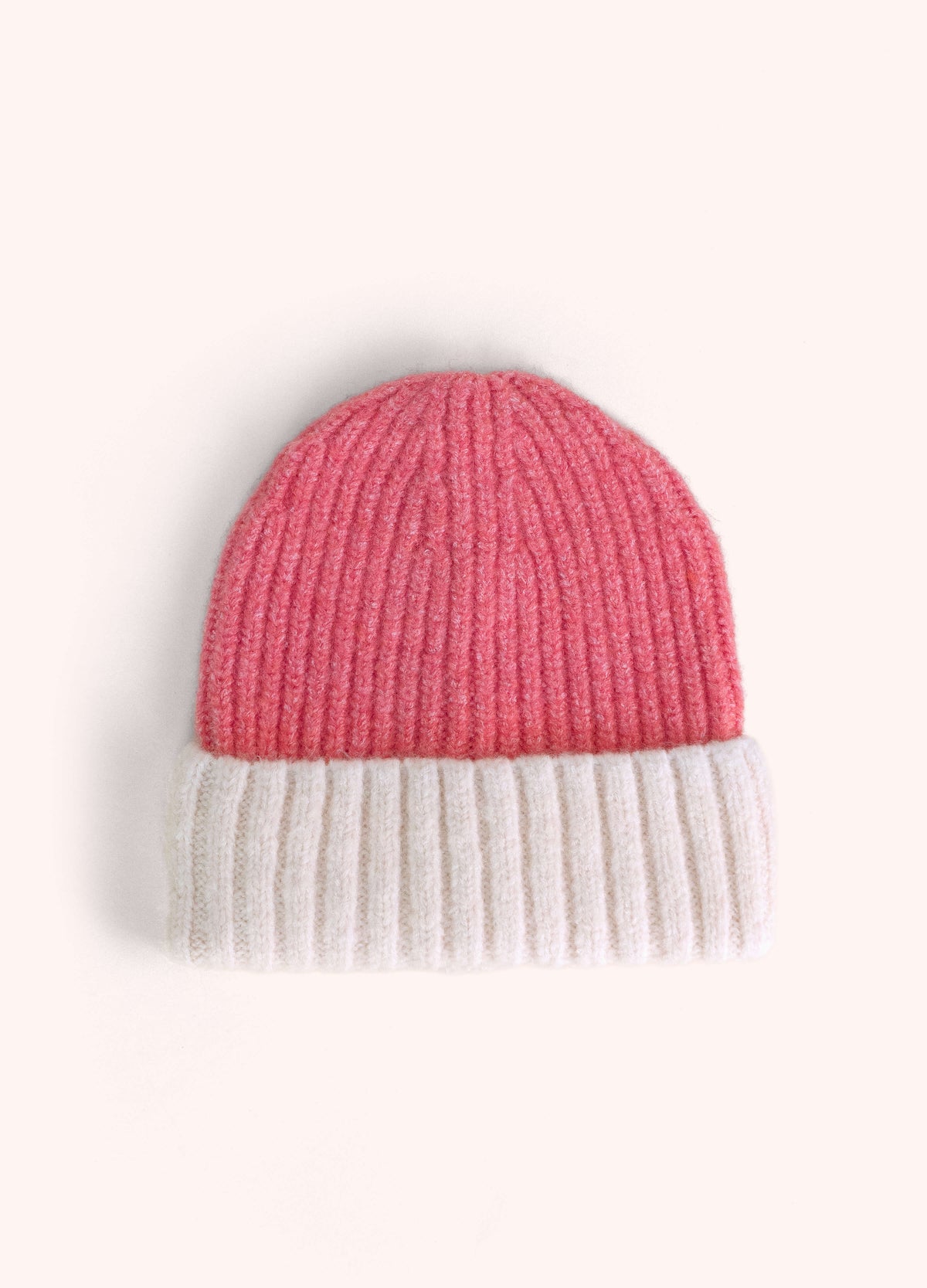 Powder Emily ribbed beanie front view