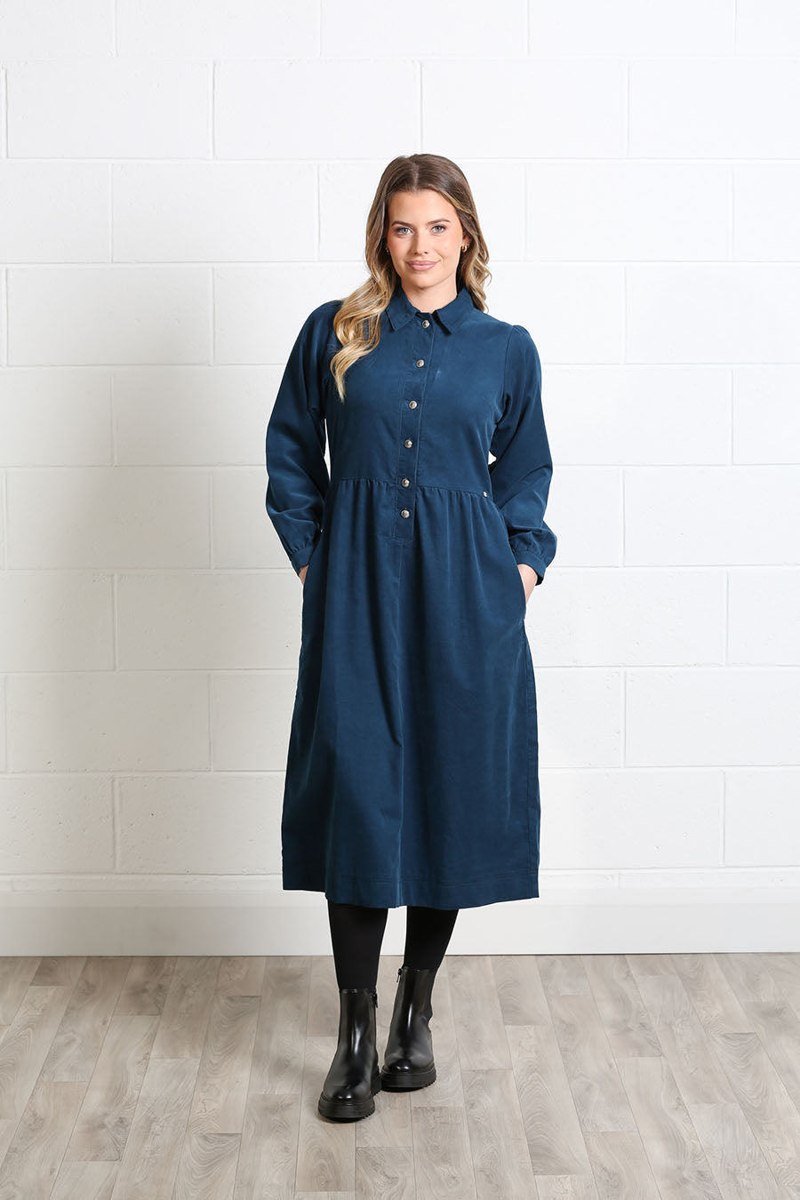 Rant & Rave Hazel dress with pointed collar