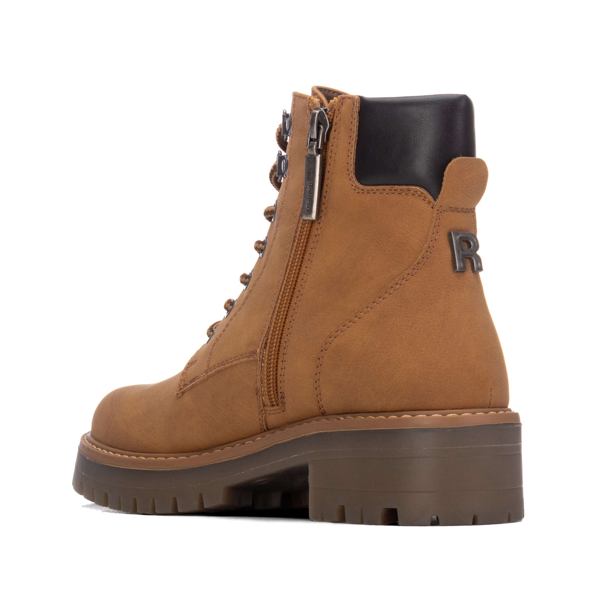 Refresh ankle boots featuring a padded collar and side zip fastening