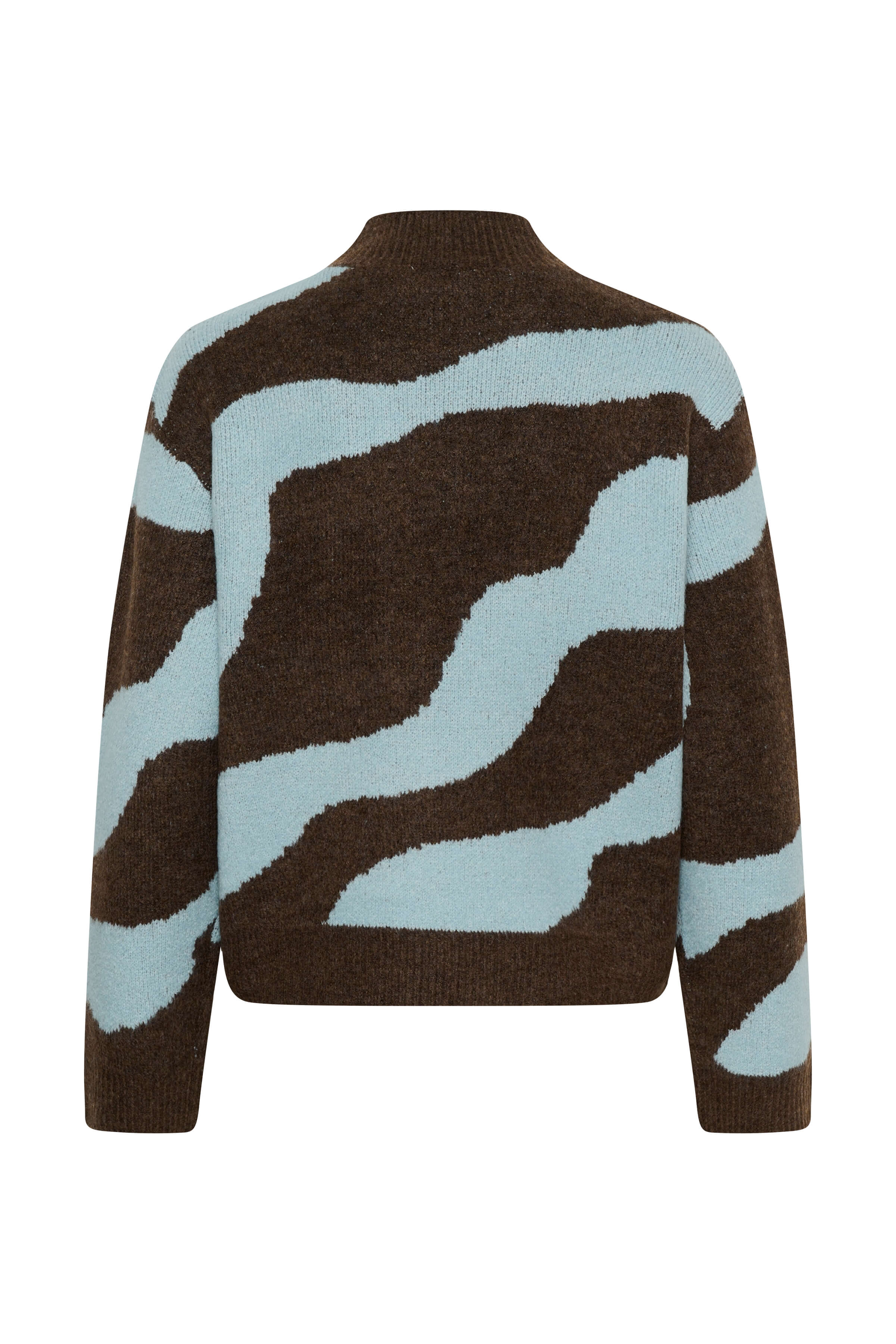 Soft knitted Saint Tropez jumper with a wavy design