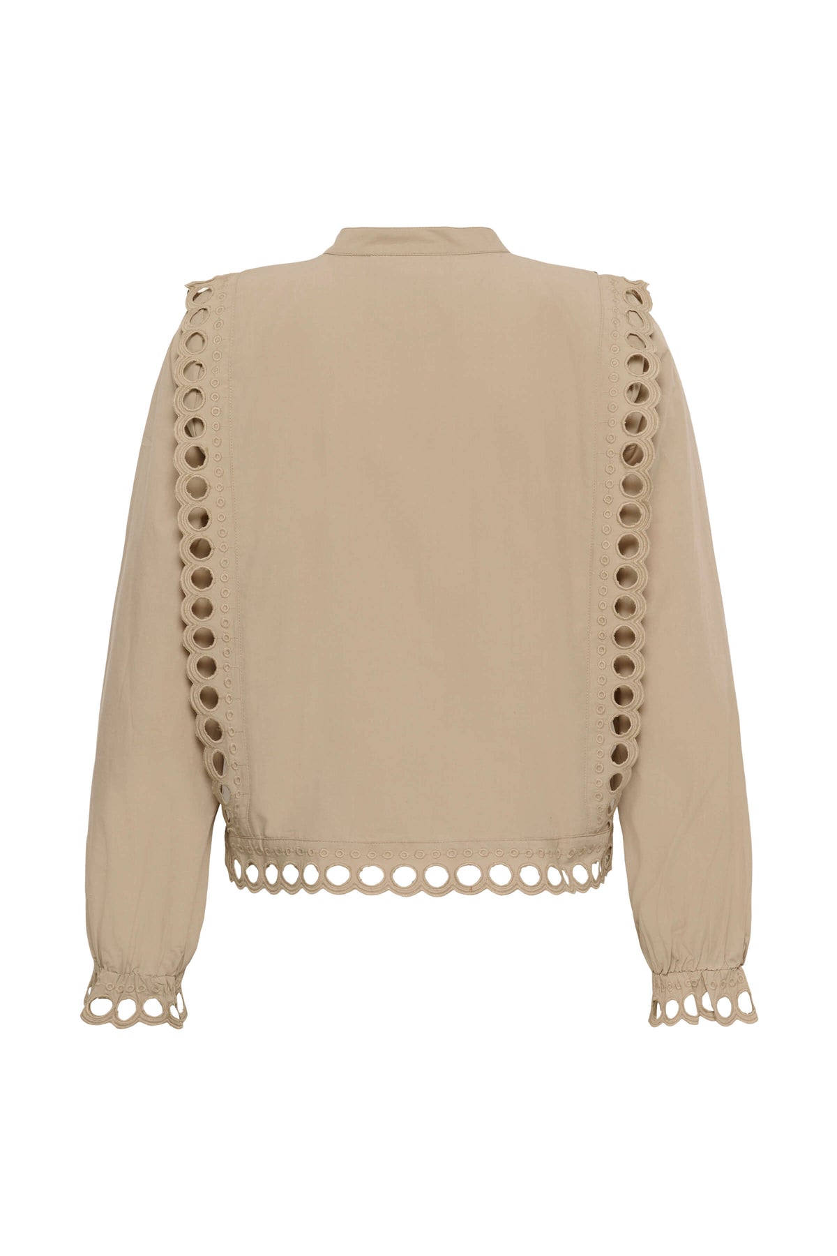 MarleeSZ Shirt with a round neckline and elasticated cuffs