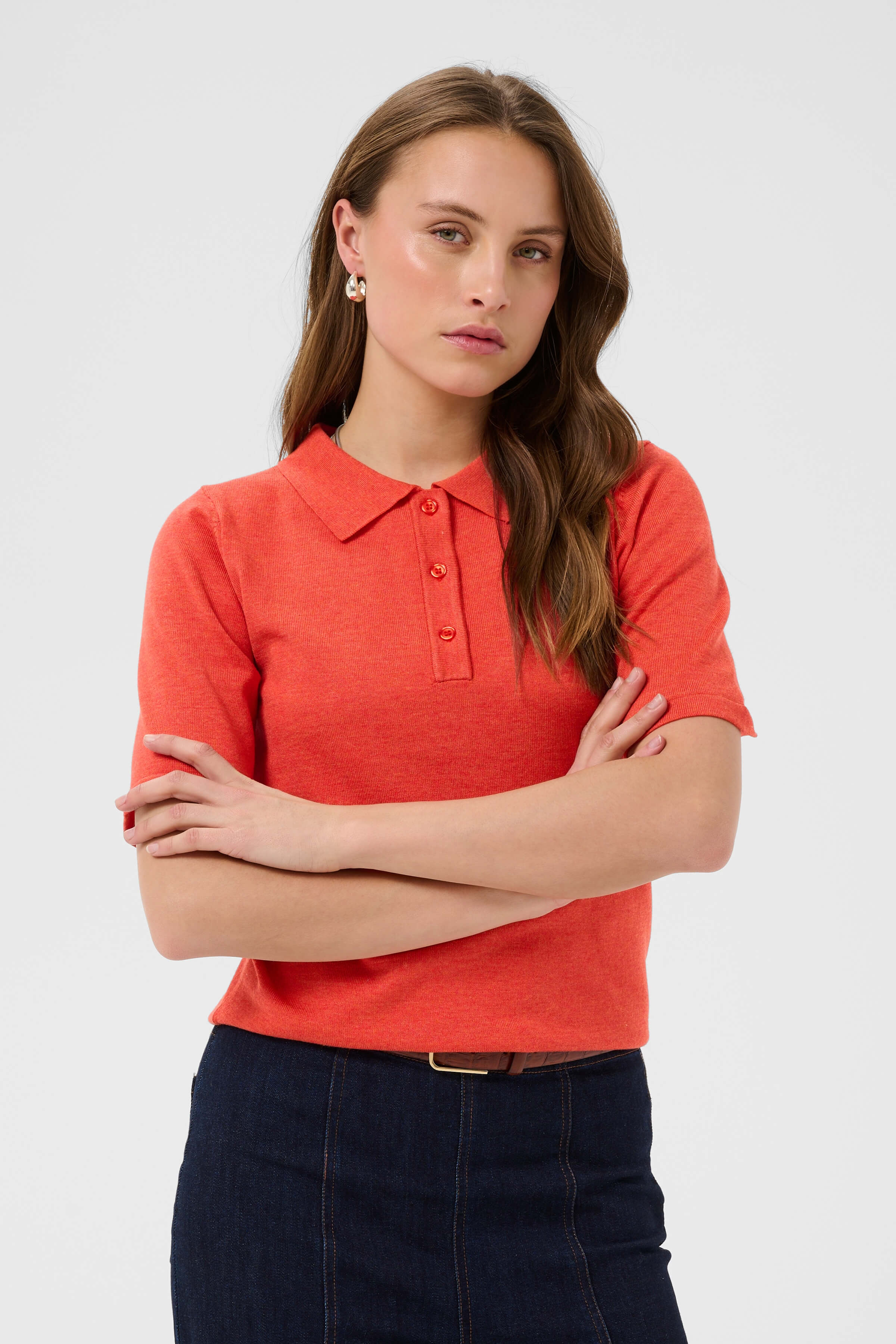 Saint Tropez Mila Polo Pullover