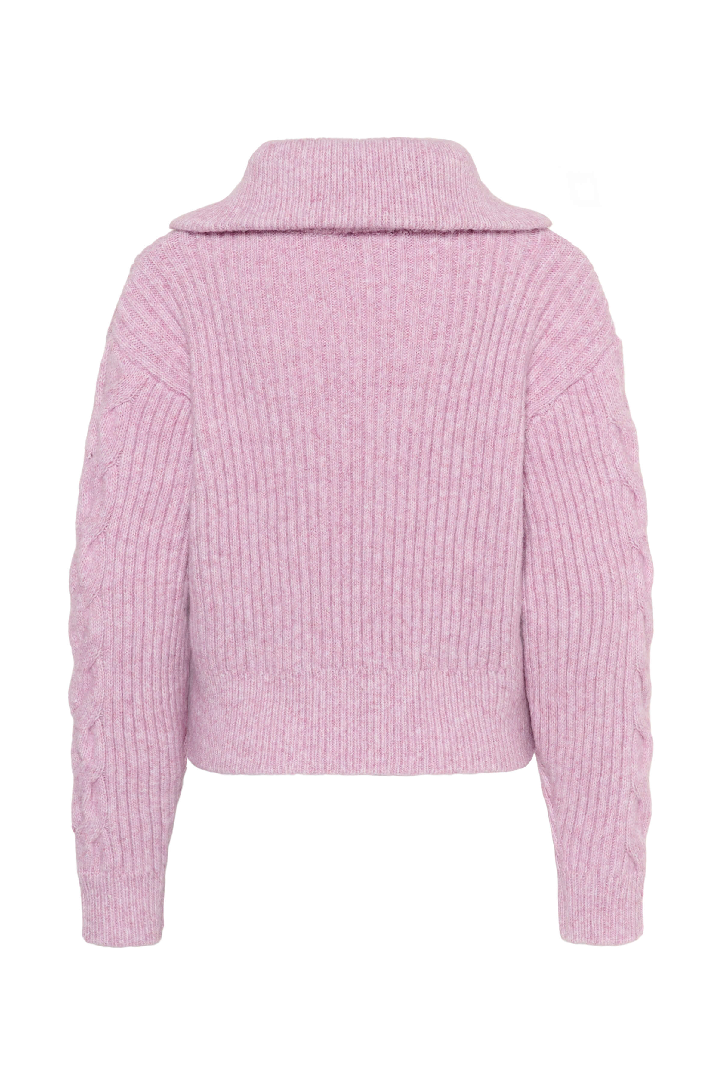 Women’s textured knit pullover with a relaxed silhouette