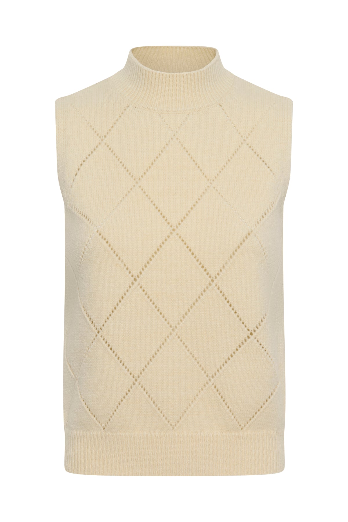 Women’s high-neck sleeveless knit by Saint Tropez