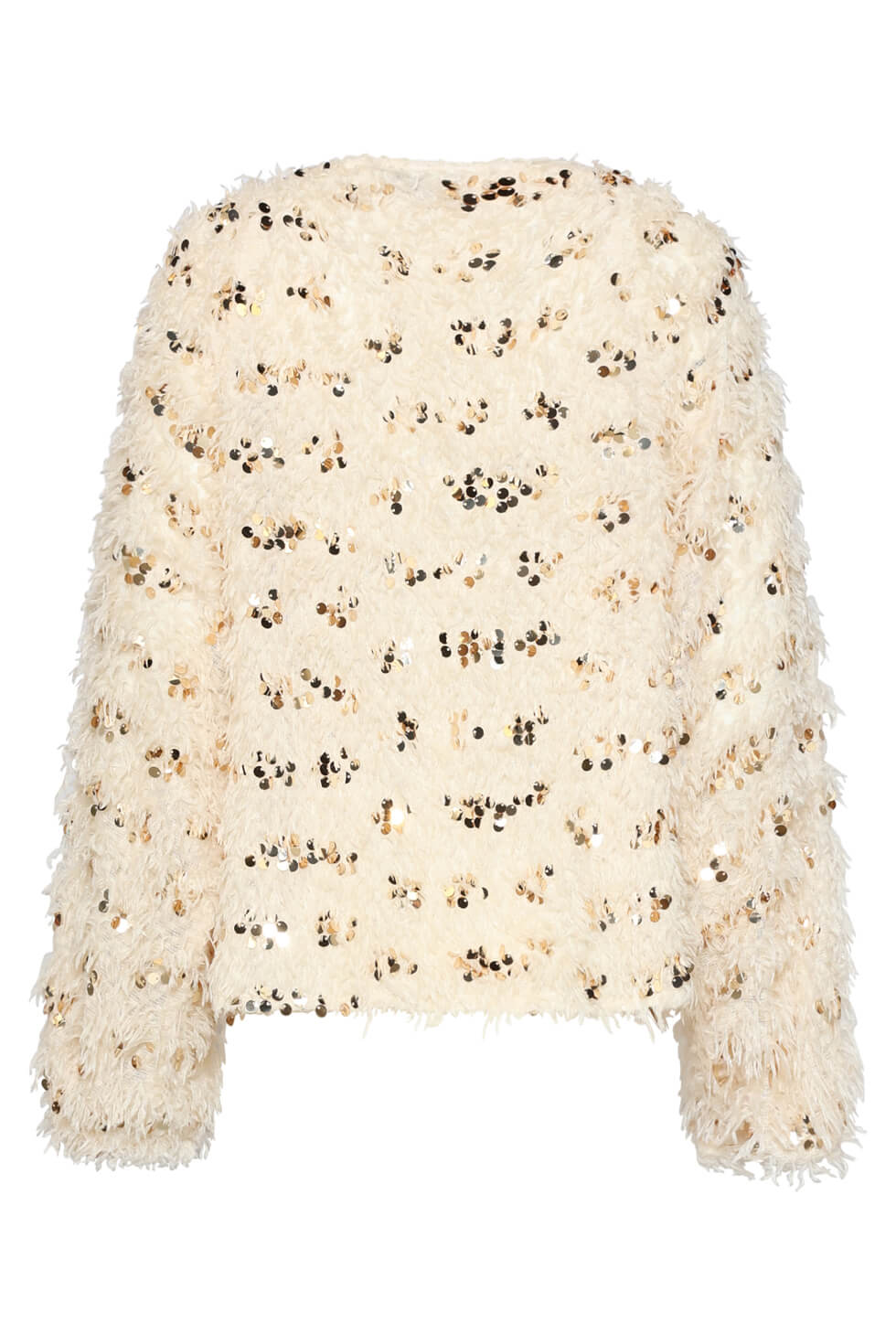 Back view of the Smashed Lemon fringe-embellished top