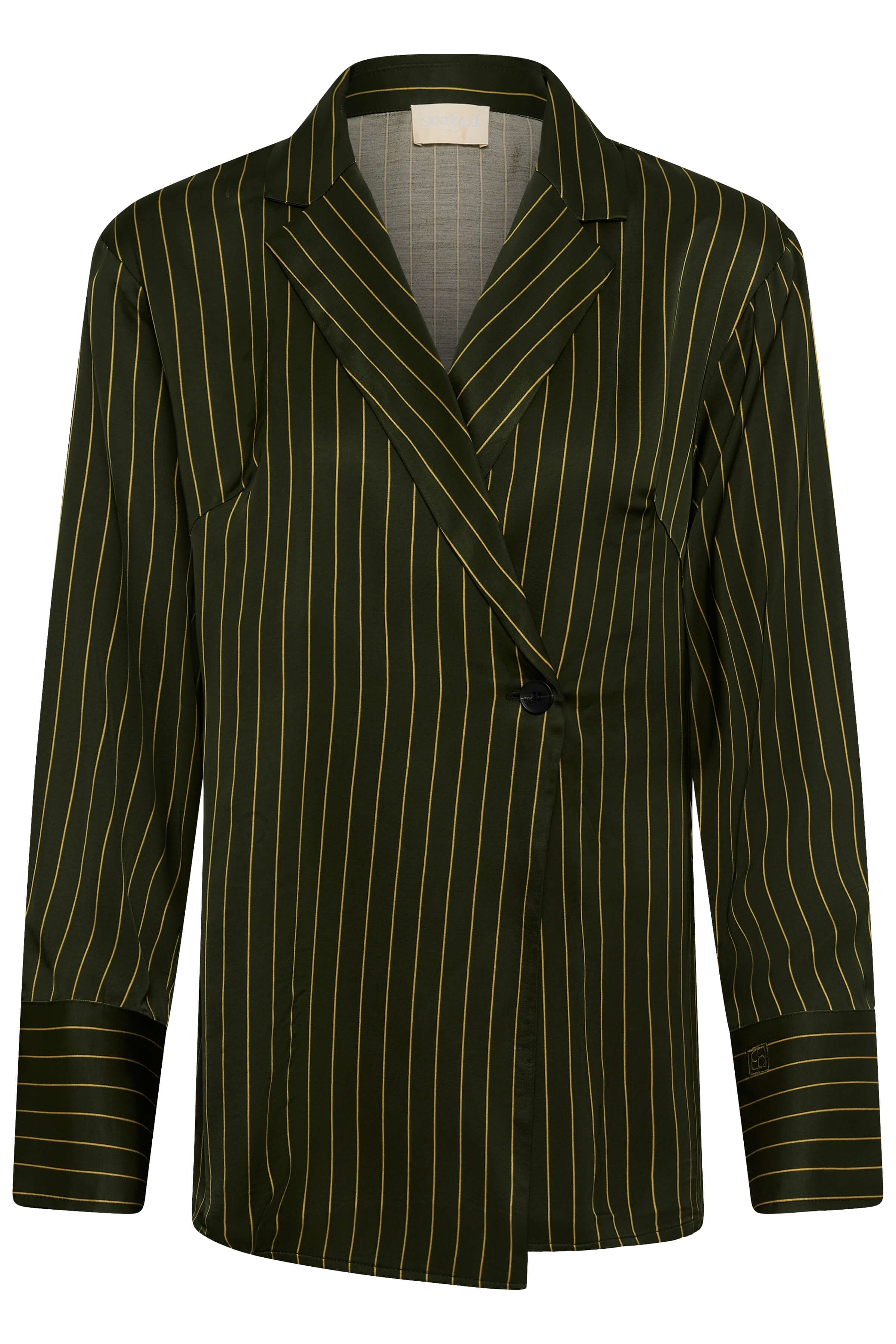 Soaked in Luxury Cinna pinstripe tailored shirt