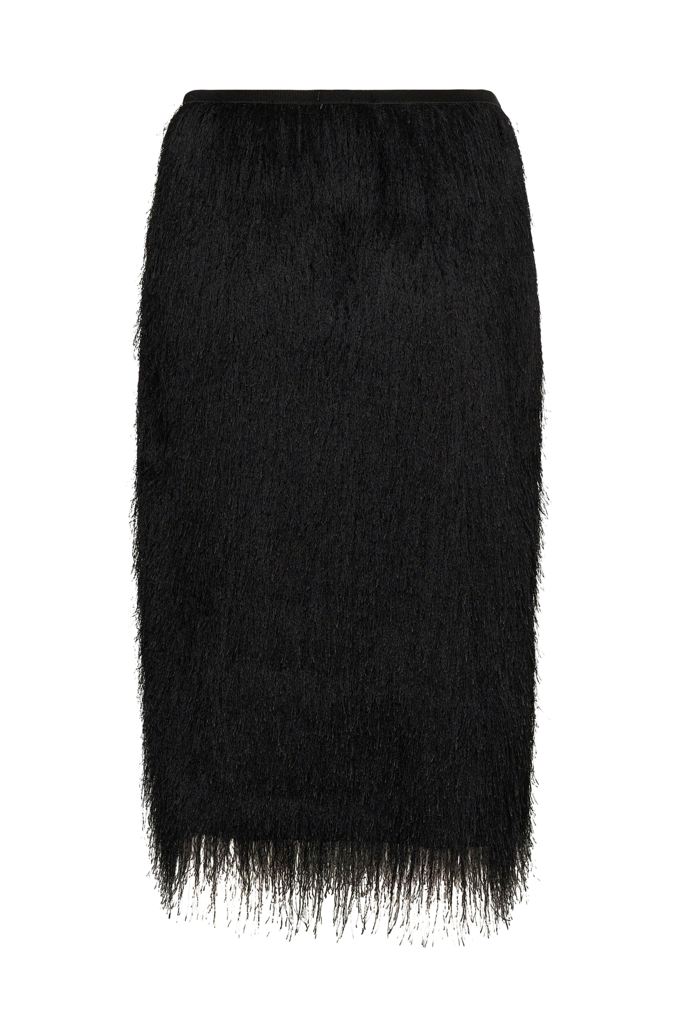 Front view of the Soaked in Luxury Dacre textured skirt