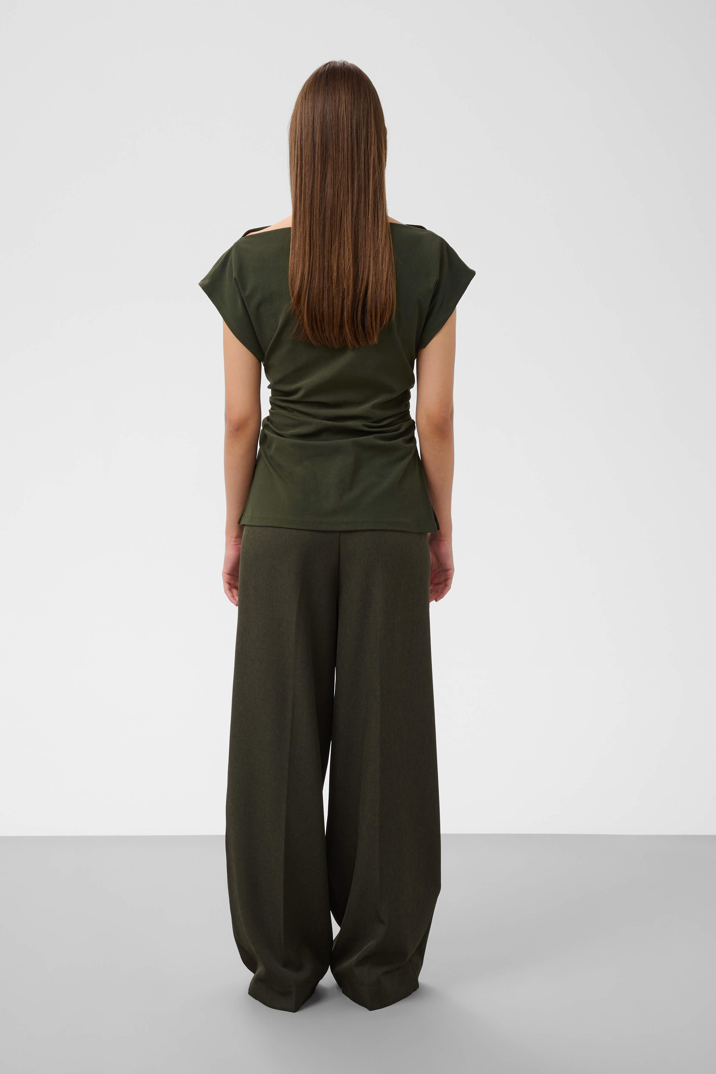 Back view of a model wearing the Soaked in Luxury Eirlys Top
