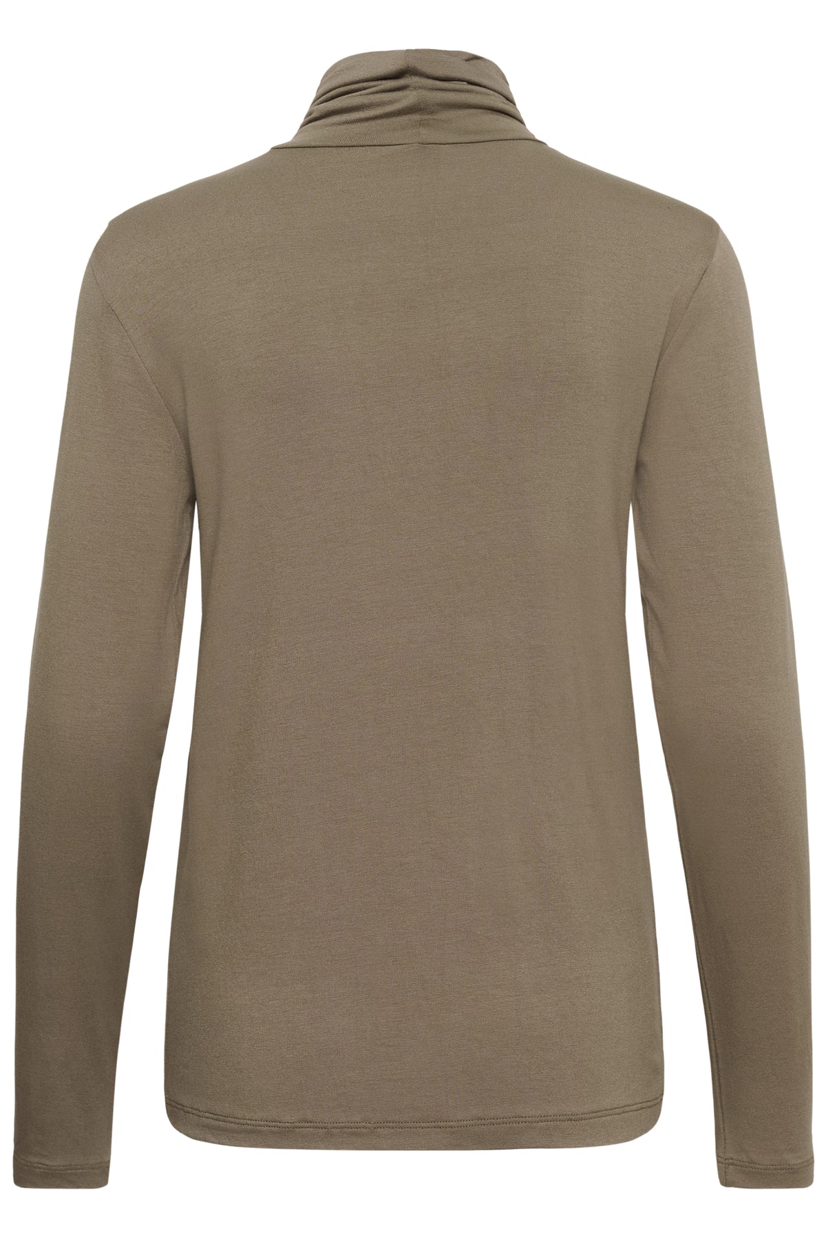 Soaked in Luxury fitted roll-neck top with long sleeves
