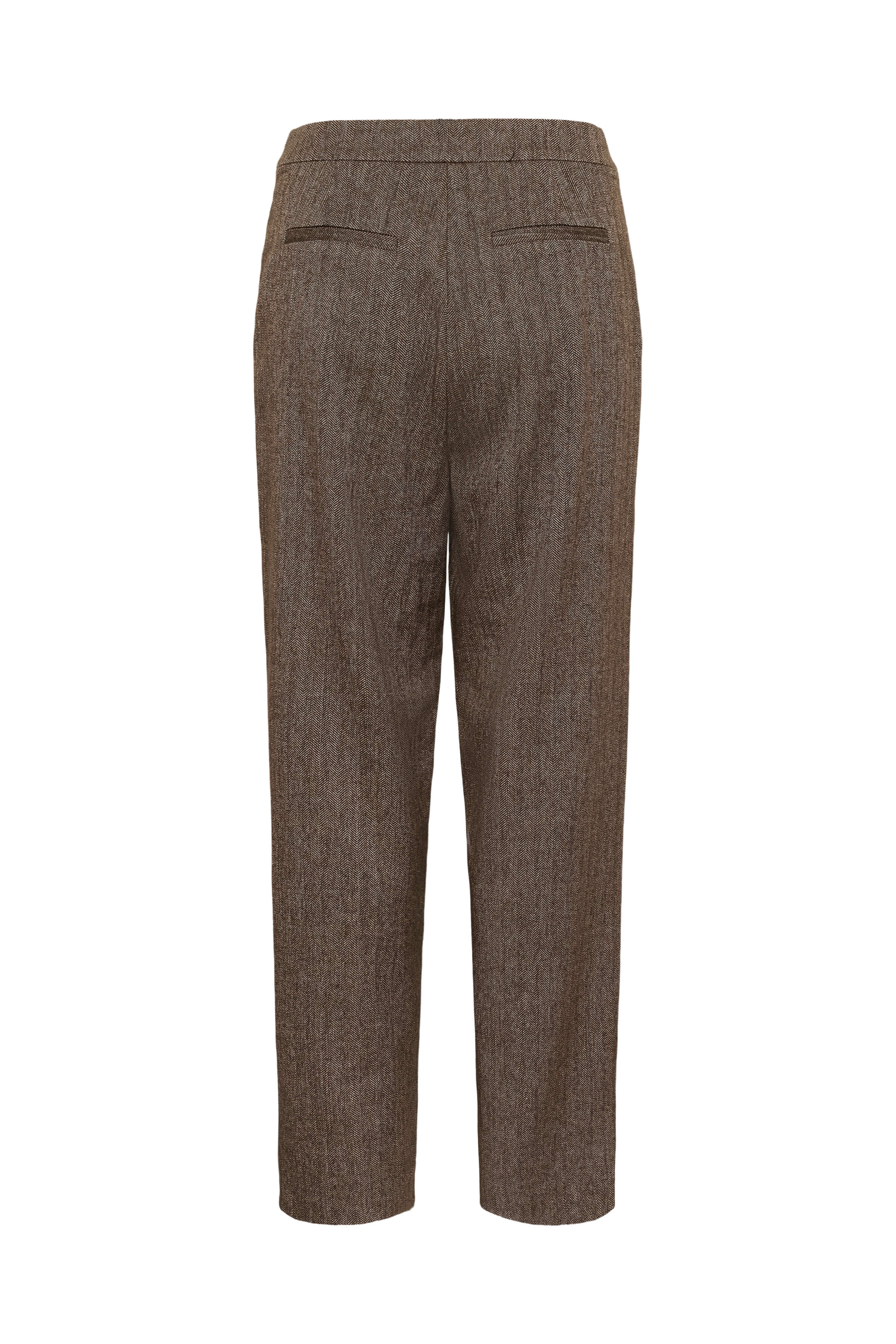 Back view of Soaked in Luxury Kango wide-leg trousers