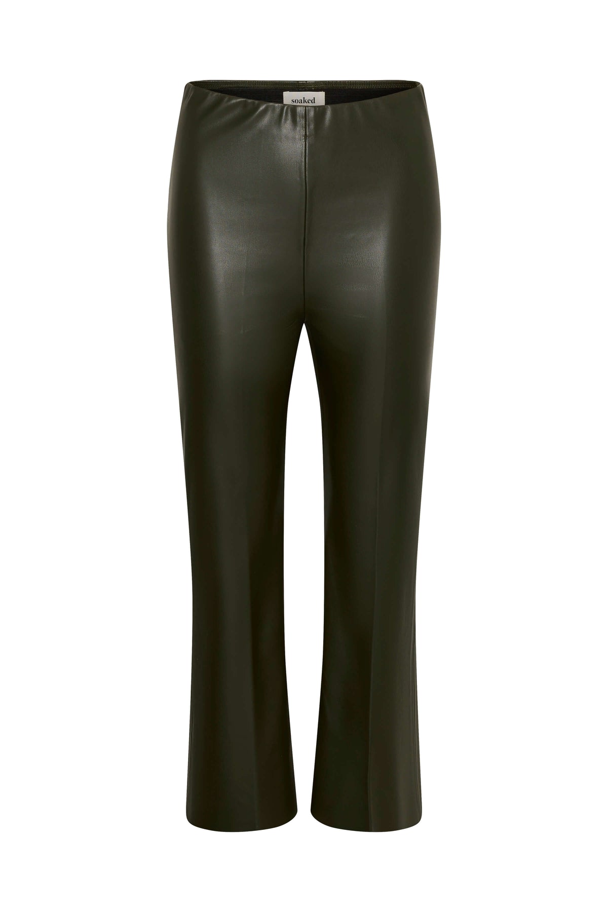 Soaked in Luxury Kaylee cropped kick-flare trousers