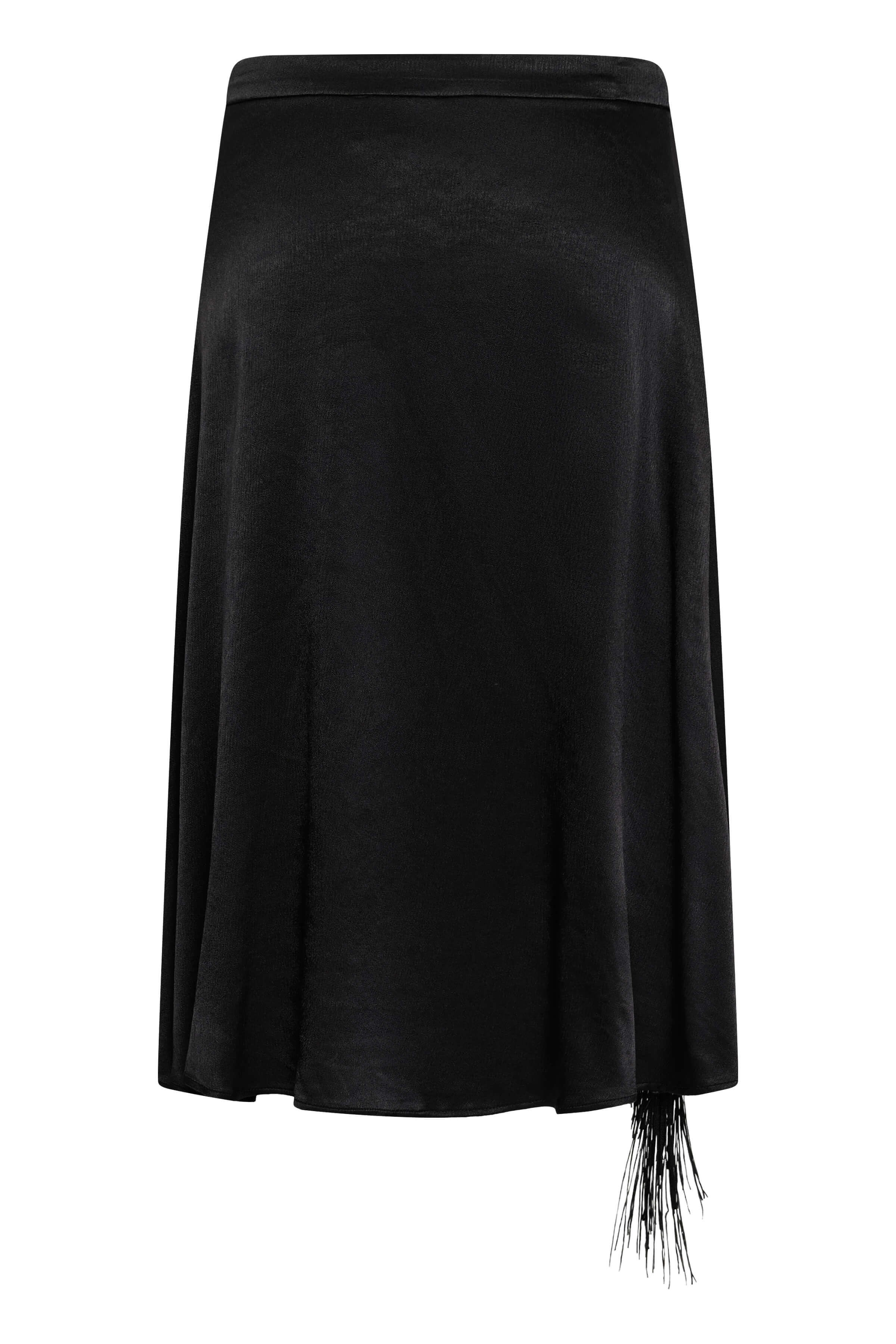 Back view of the Soaked in Luxury Mirabella midi skirt