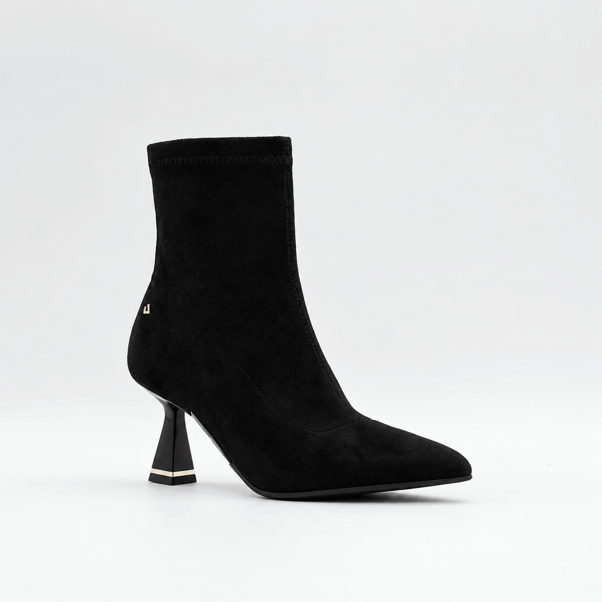 Una Healy Aperture Vinyl Pointed-Toe Ankle Boots