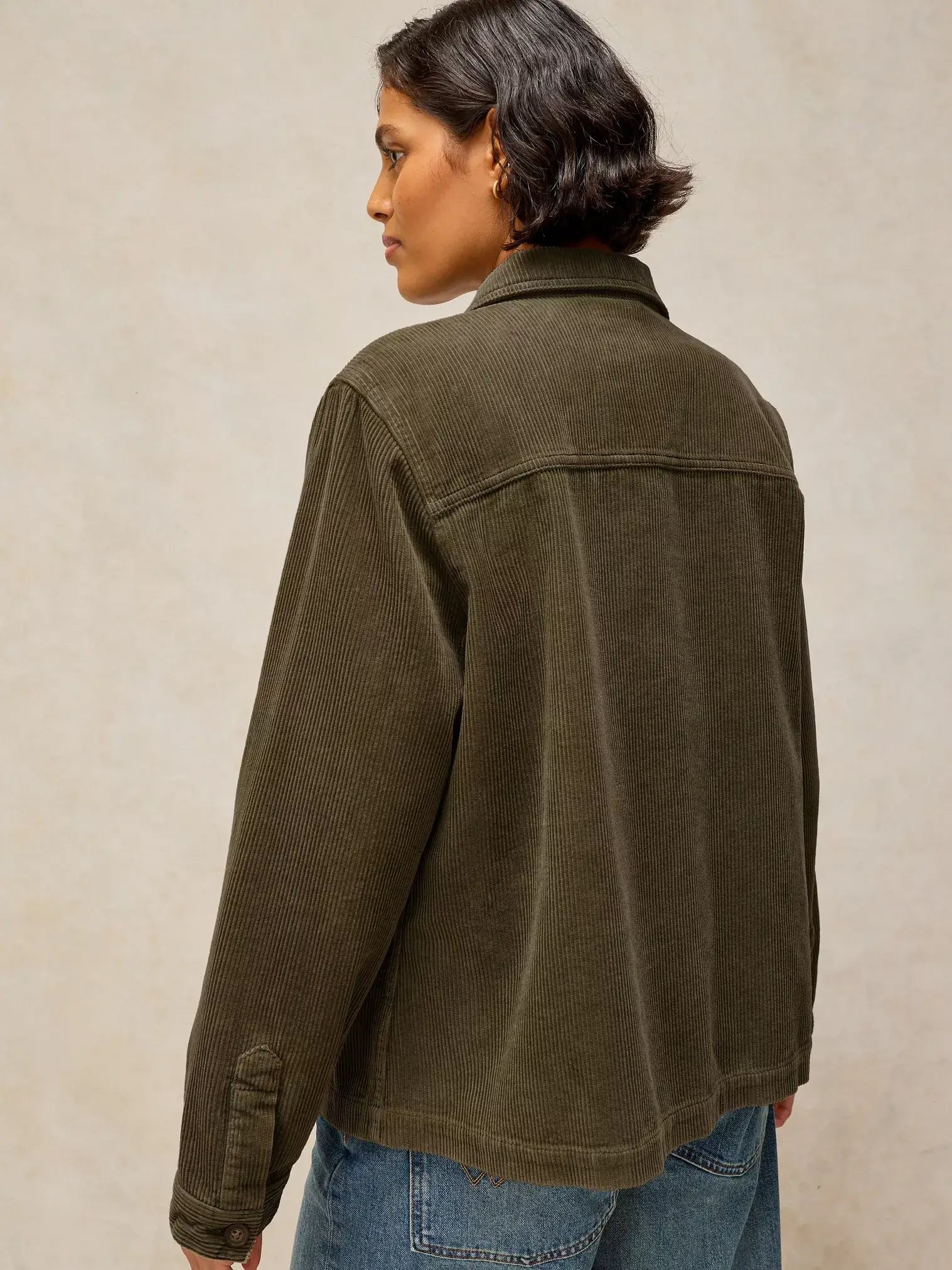 White Stuff Carrie corduroy jacket with patch pockets