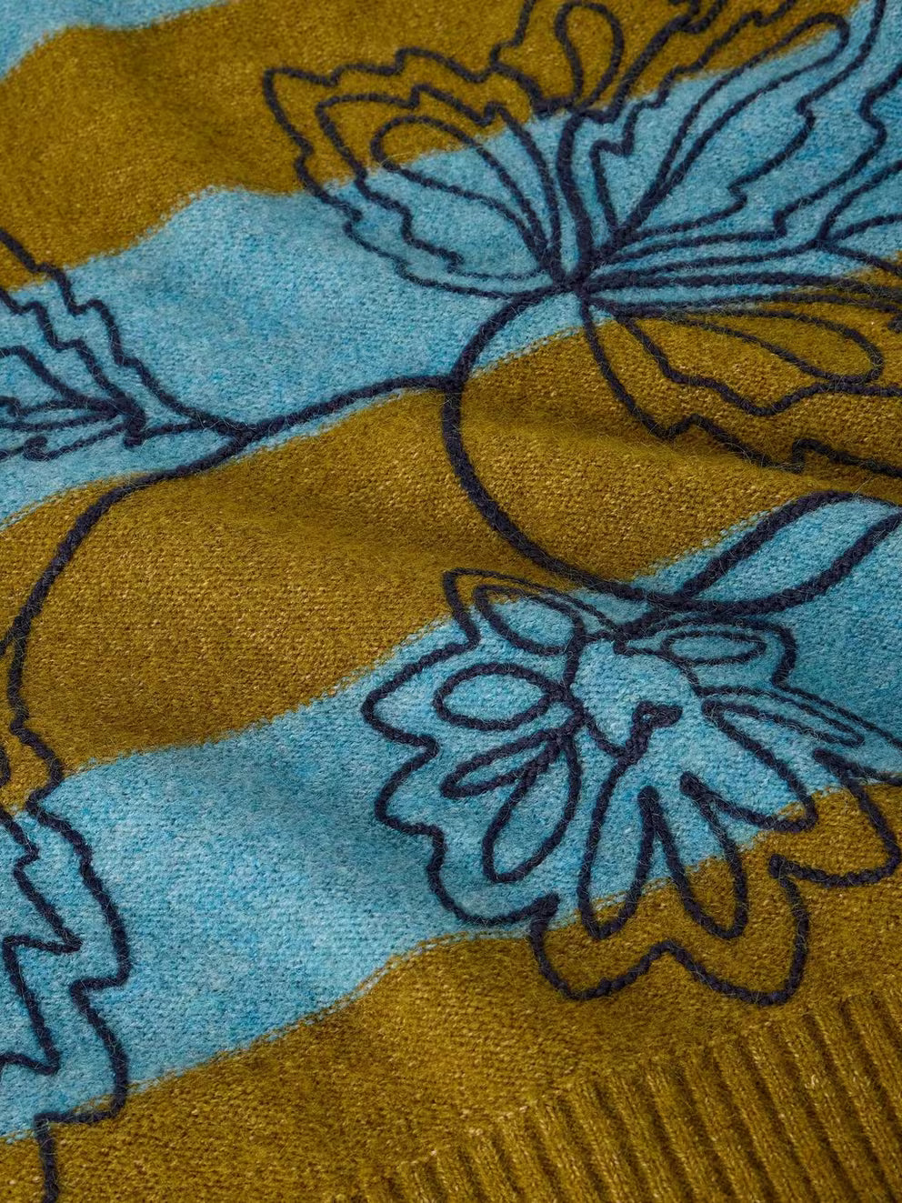 White Stuff Emma jumper botanical embroidery detail