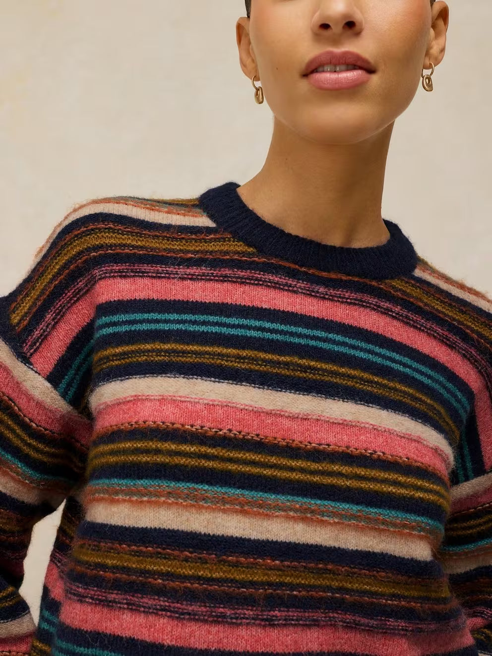 White Stuff Florence crew-neck stripe jumper