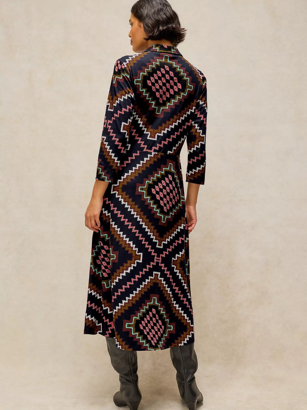White Stuff 447021 shirt dress back view