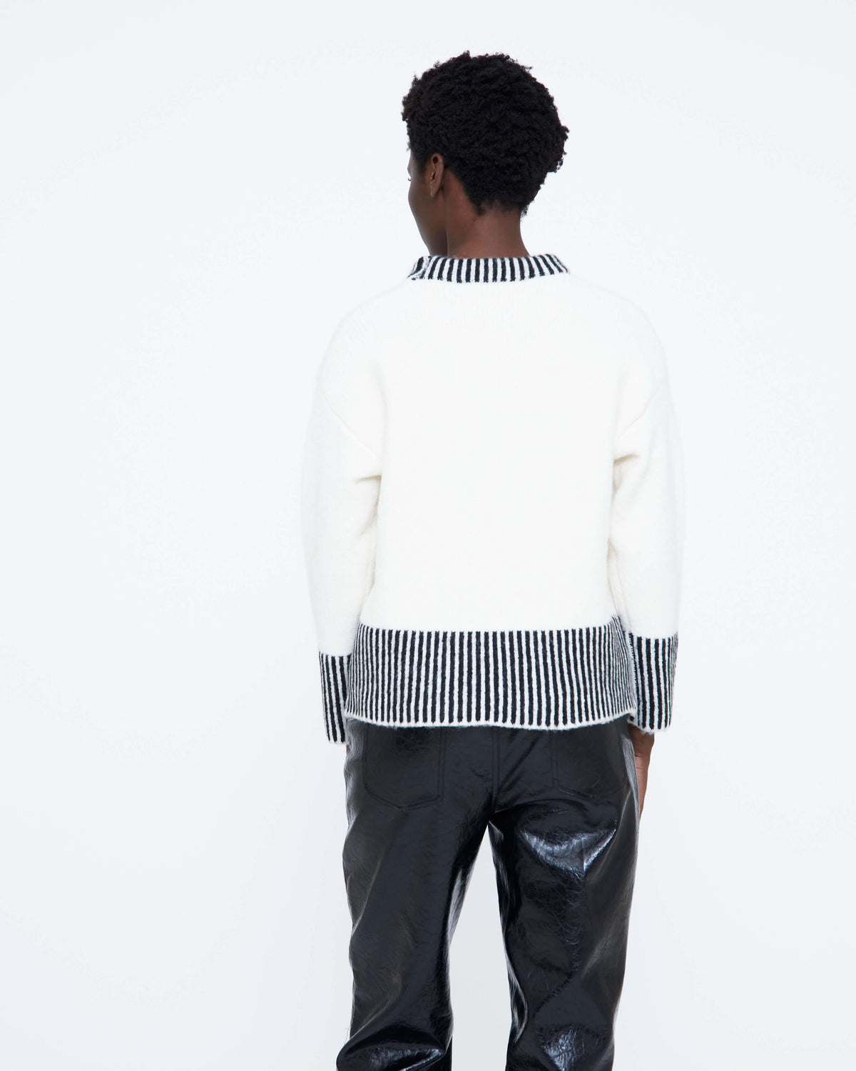 Wild Pony round-neck geometric print jumper
