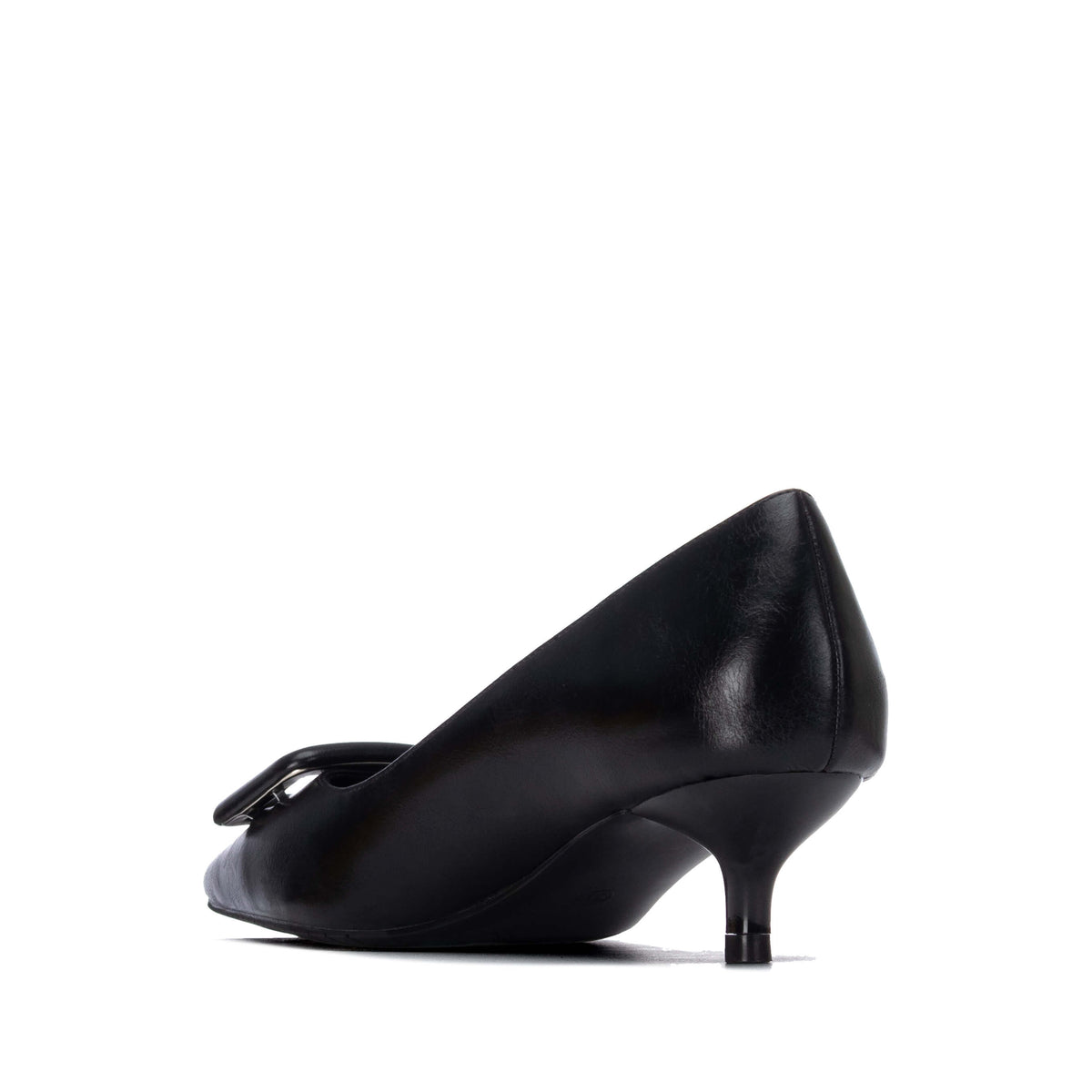 Women’s heeled shoe with decorative upper detail
