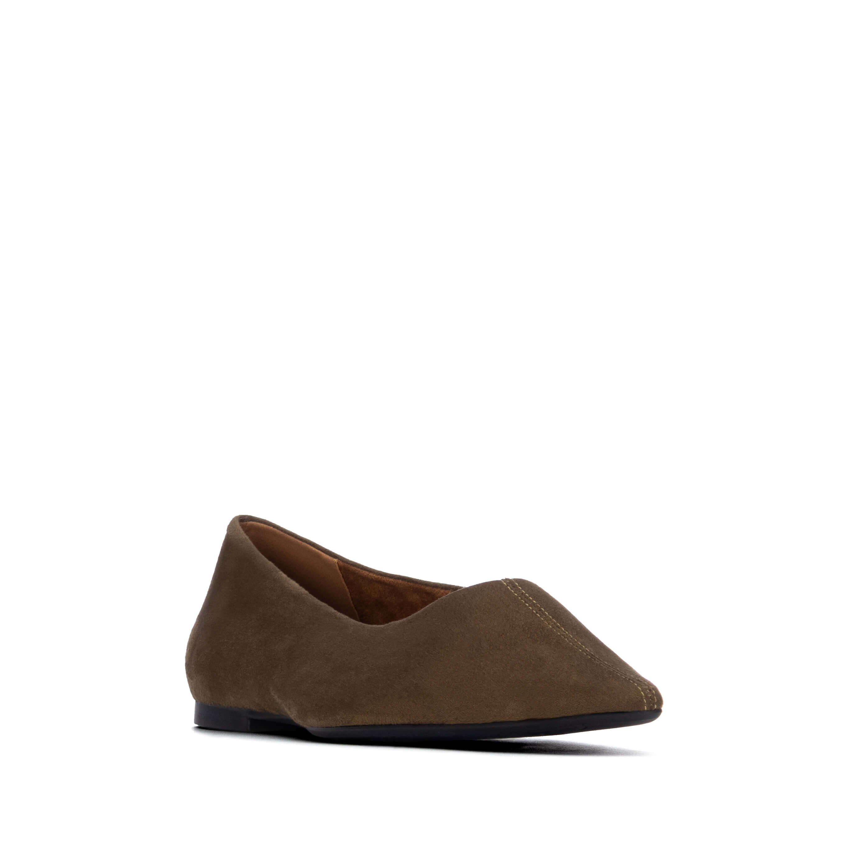 Xti pointed-toe flat shoe with synthetic upper