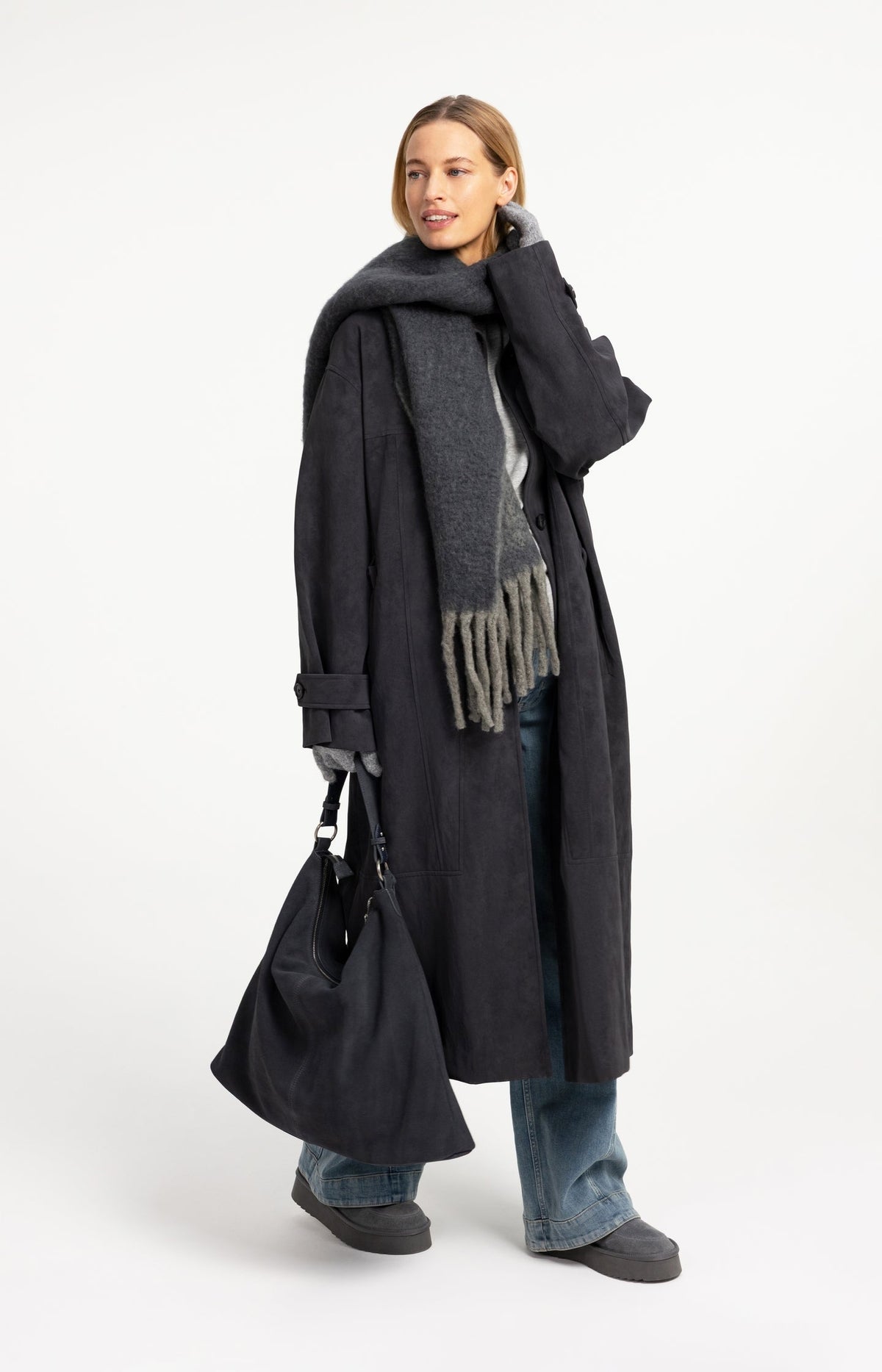 YAYA style 02-009082-609 full-length coat